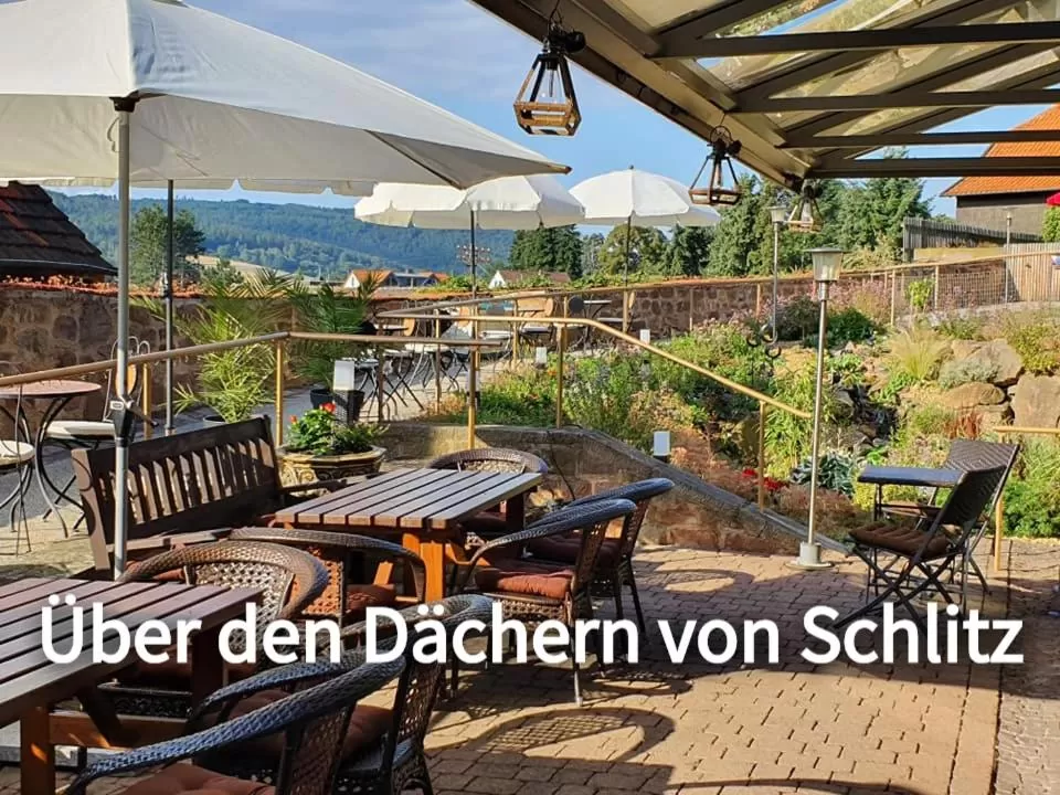 Patio in Hotel & Café Schachtenburg