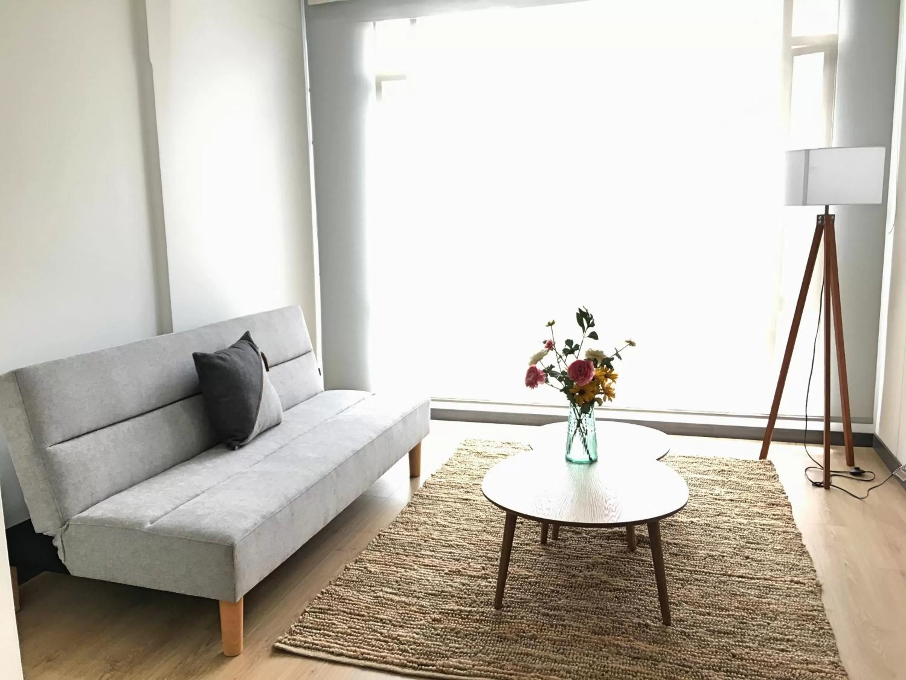 Living room in Cora 96 Street Apartments