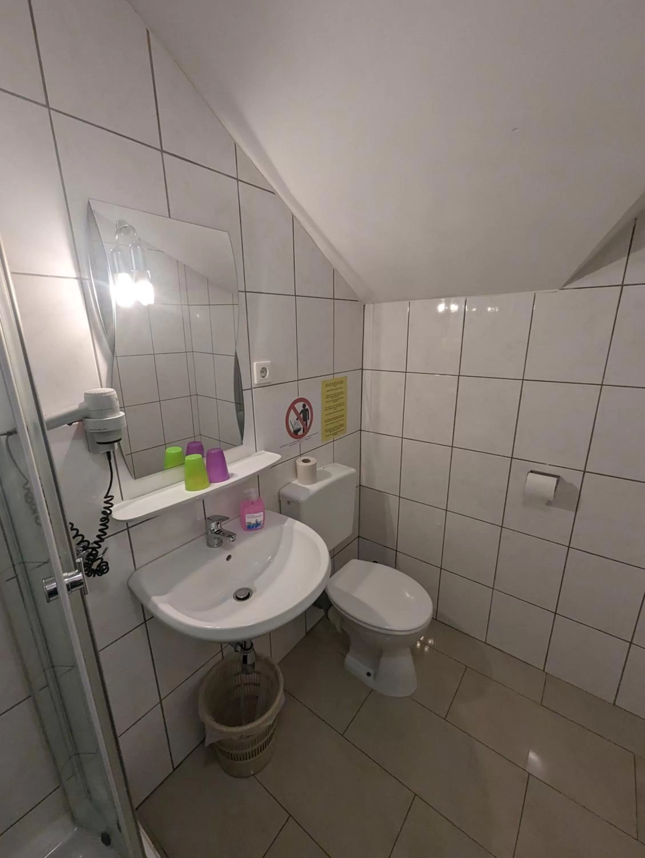 Toilet, Bathroom in Hotel Eiserner Anton
