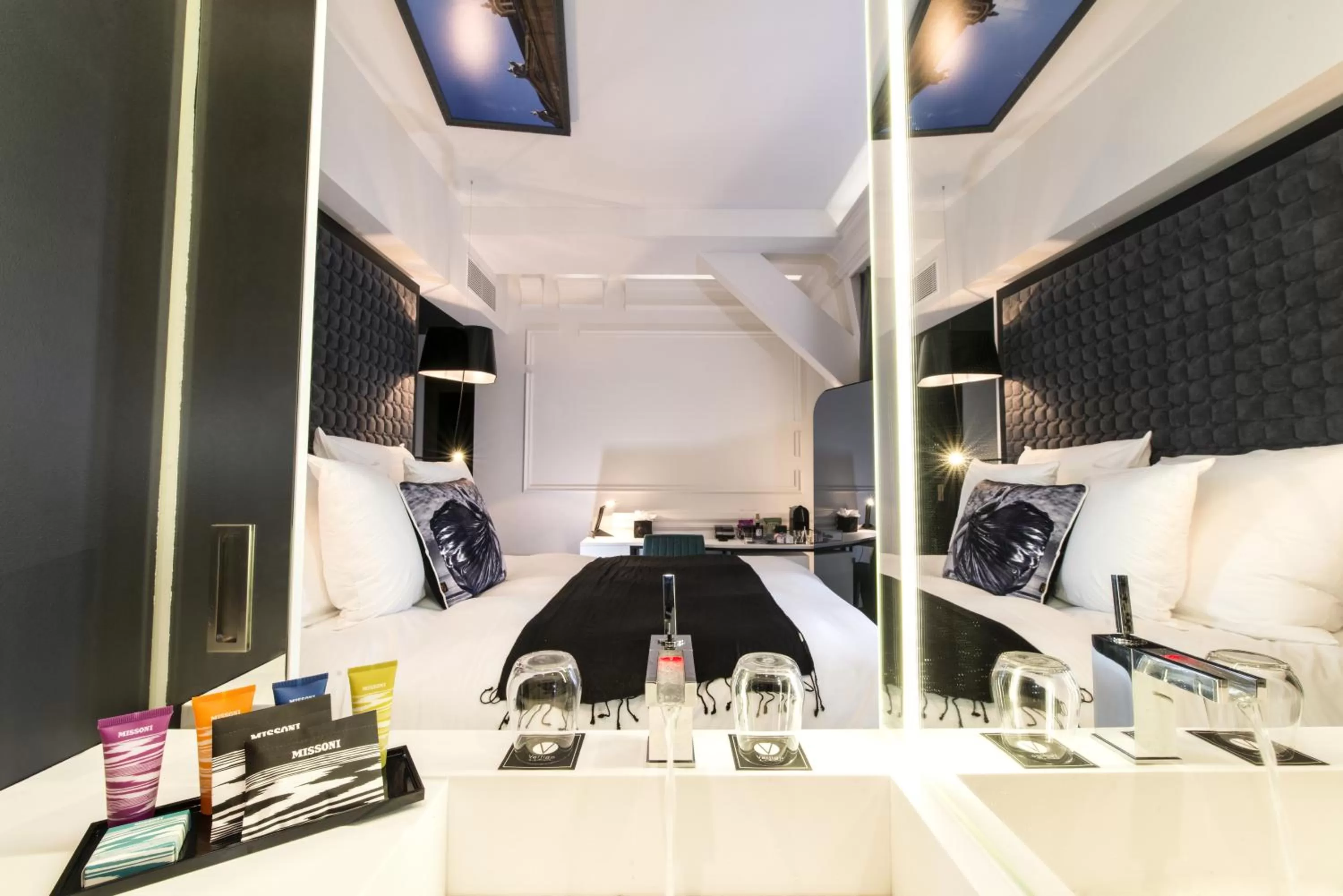 Bedroom in Vertigo Hotel, Dijon, a Member of Design Hotels