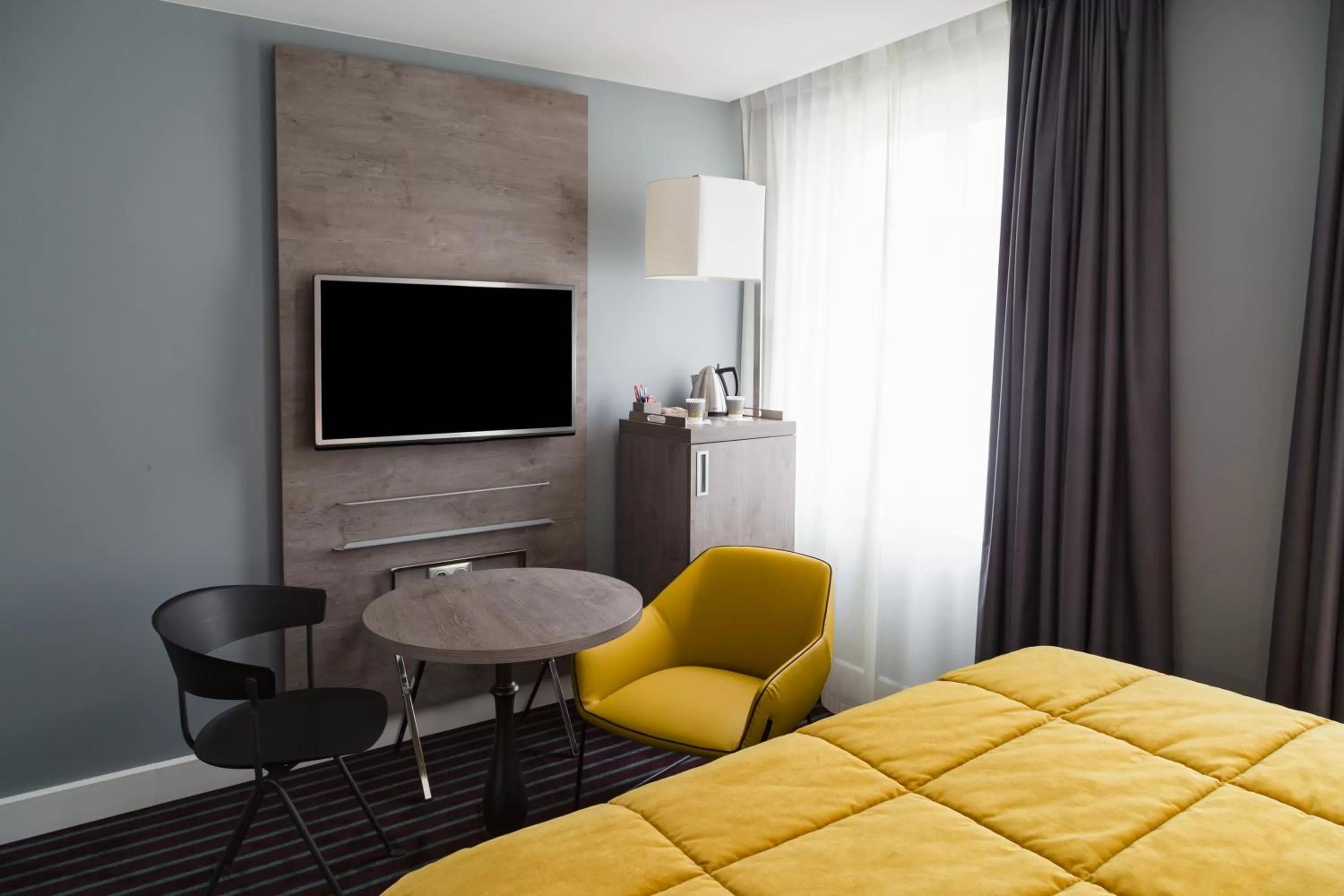 TV and multimedia, Bed in Mercure Nancy Centre Place Stanislas