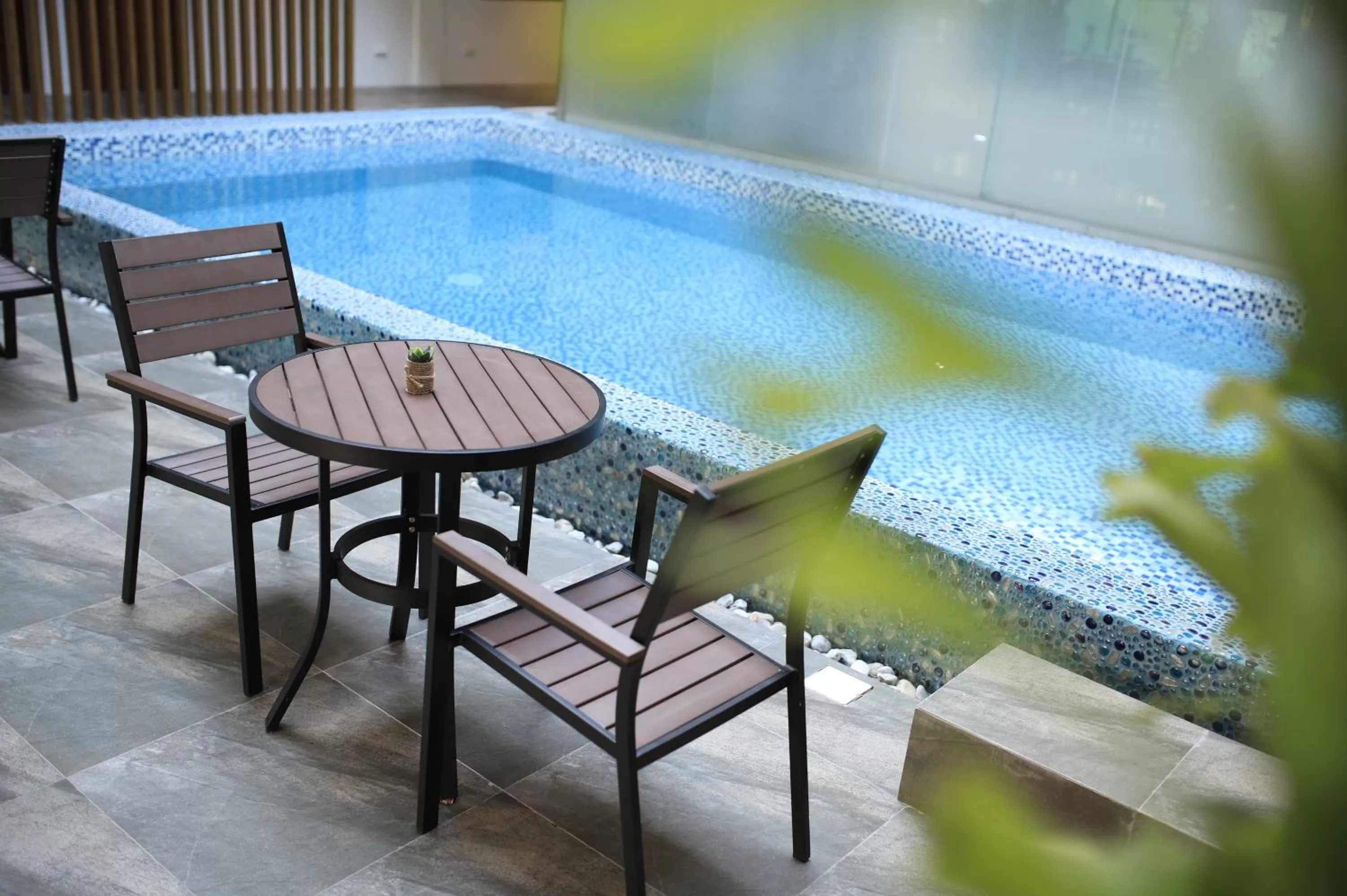 Patio in SureStay Plus Hotel by Best Western AC LUXE Angeles City