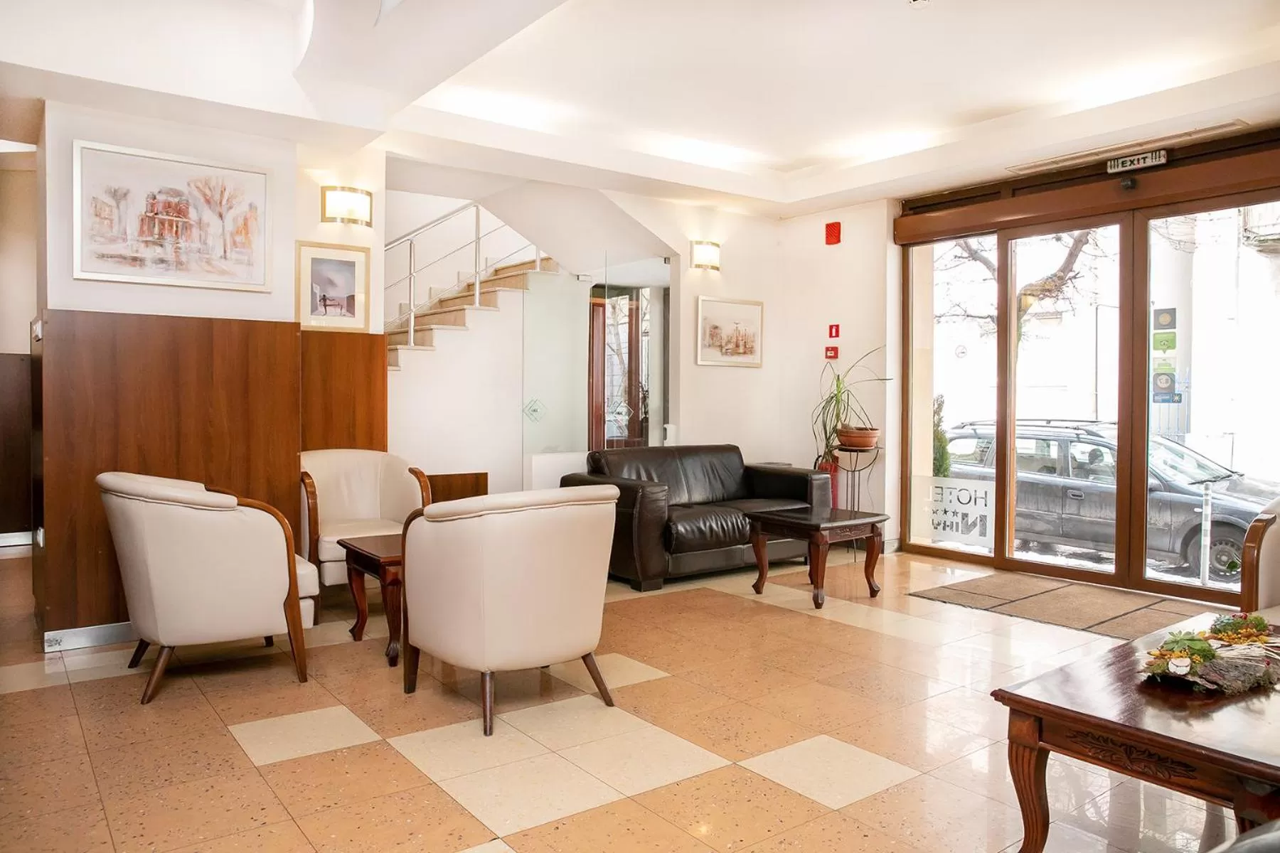 Lobby or reception in Hotel Niky