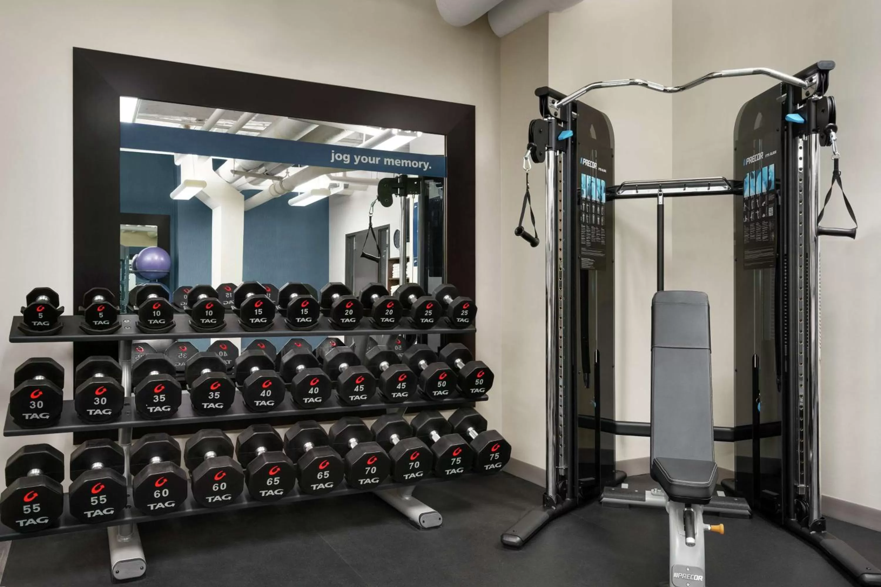 Fitness centre/facilities in Hampton Inn Downtown / French Quarter Area