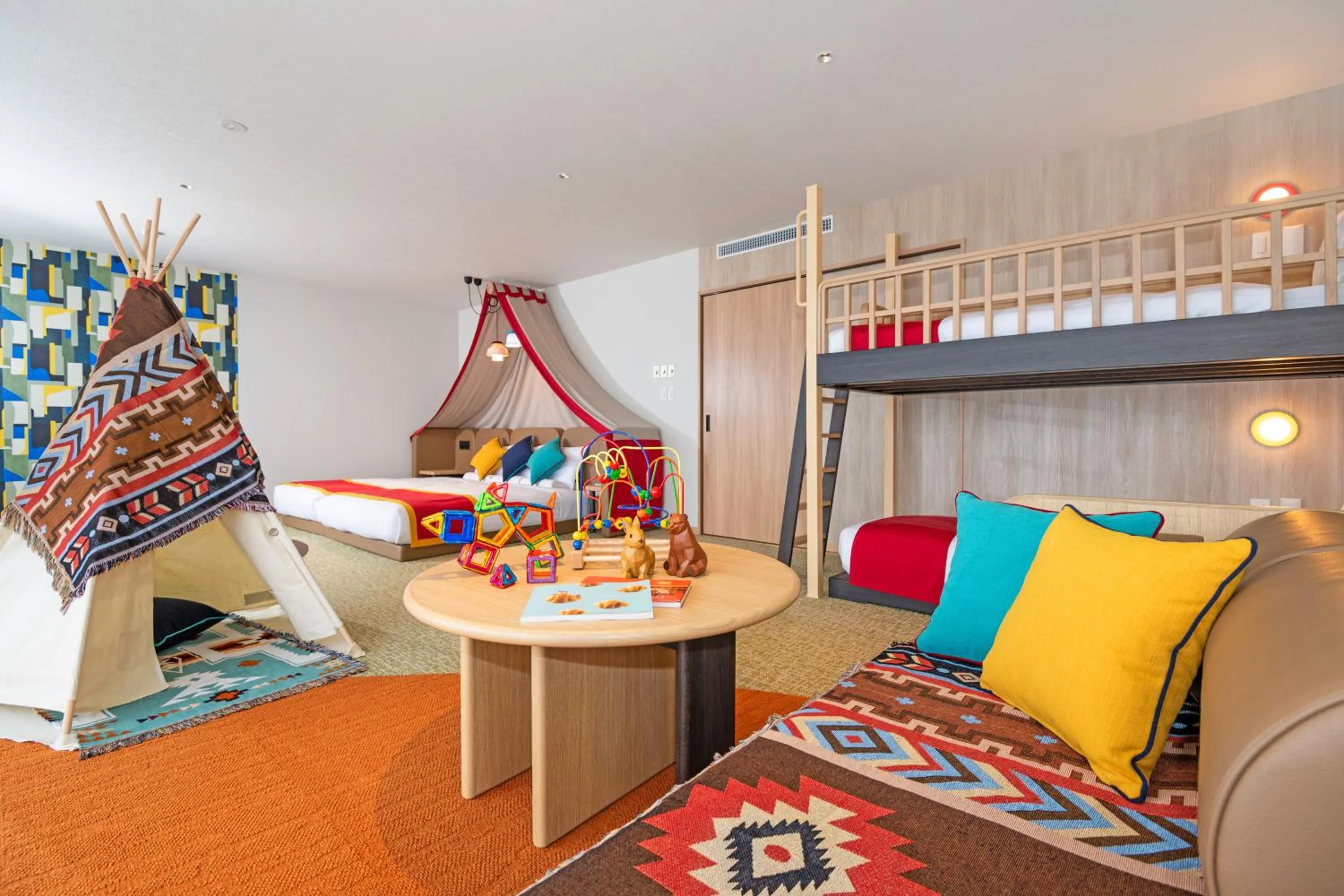 Photo of the whole room, Bed in Kirishima Kokusai Hotel