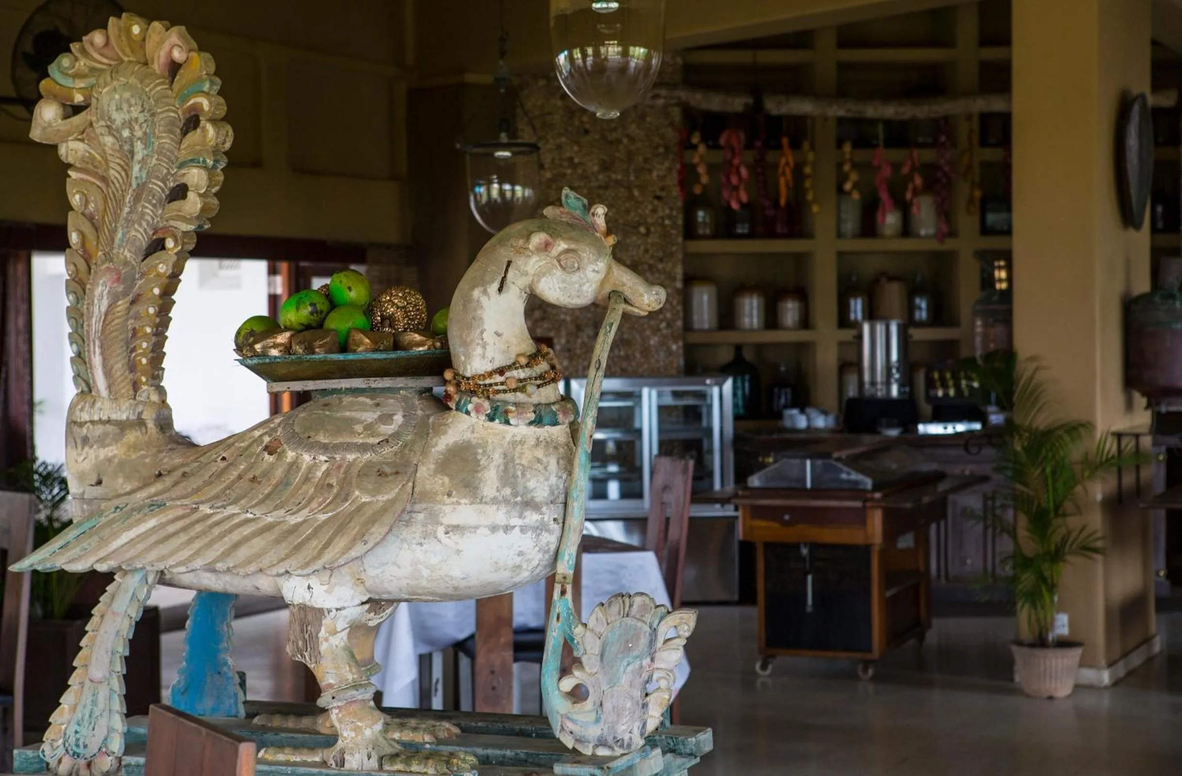 Decorative detail in Tangerine Beach Hotel