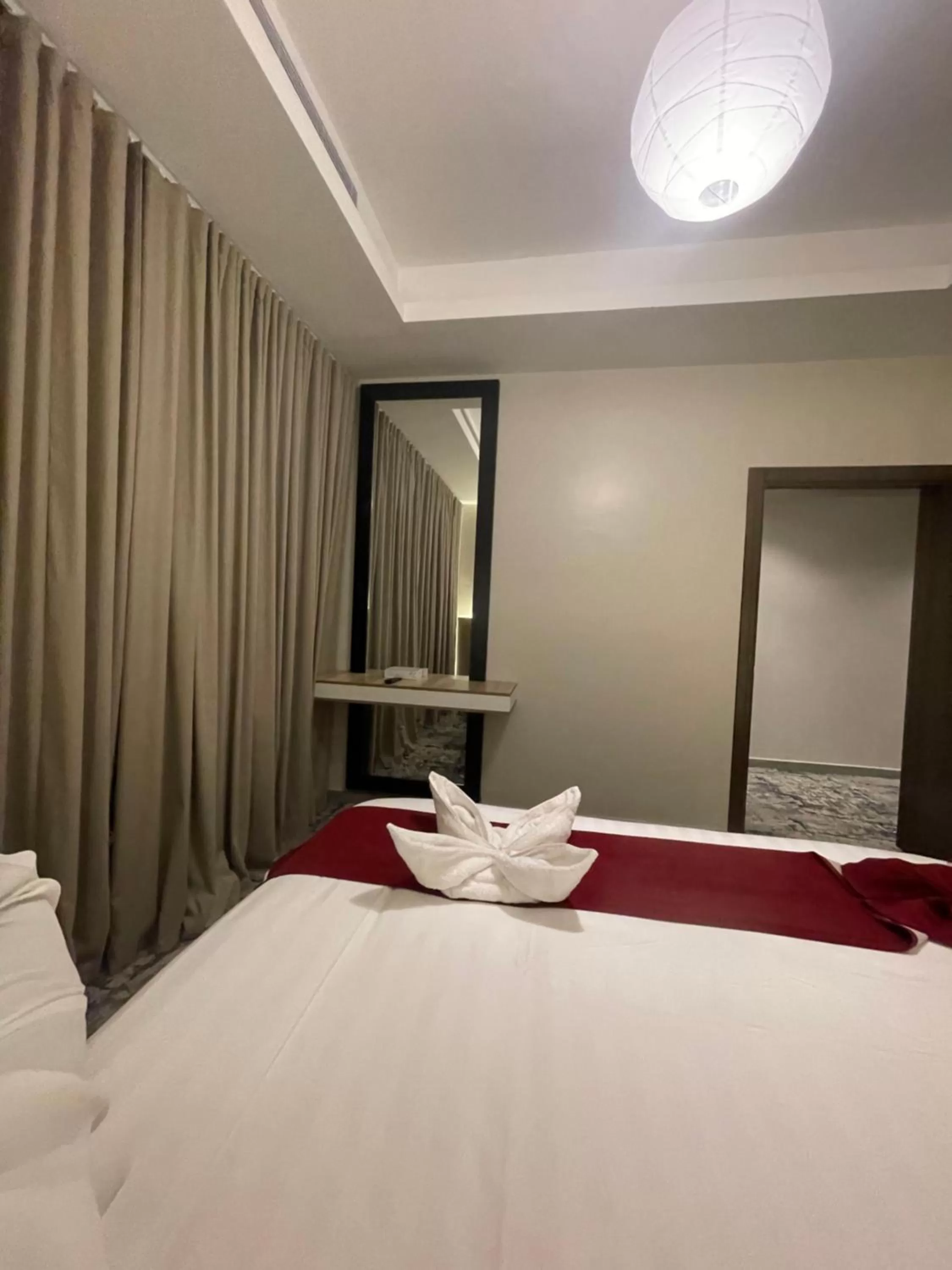 Bed in فندق جولدن نيو قريش - Golden New Quraish Jeddah-شركة الذهبية العصرية الفندقية