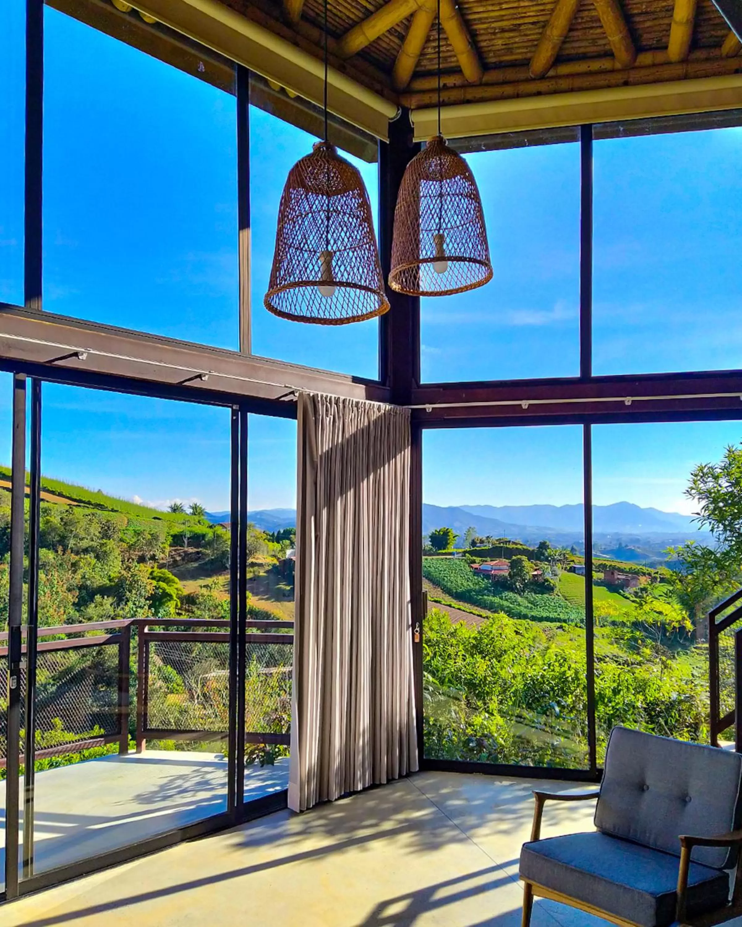 Mountain view in Cannúa Lodge Hotel