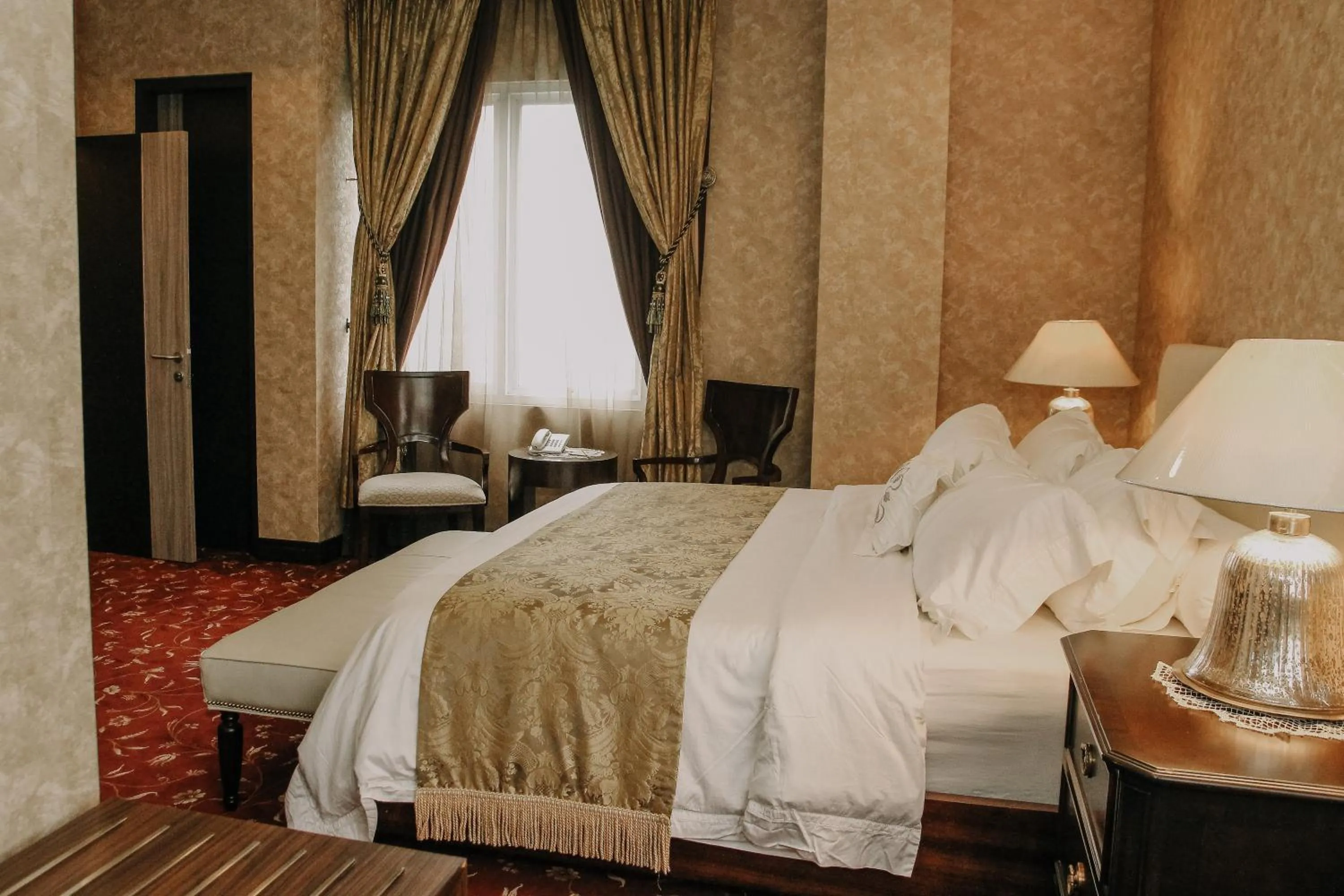 Bed in Hotel Grand Q Gorontalo