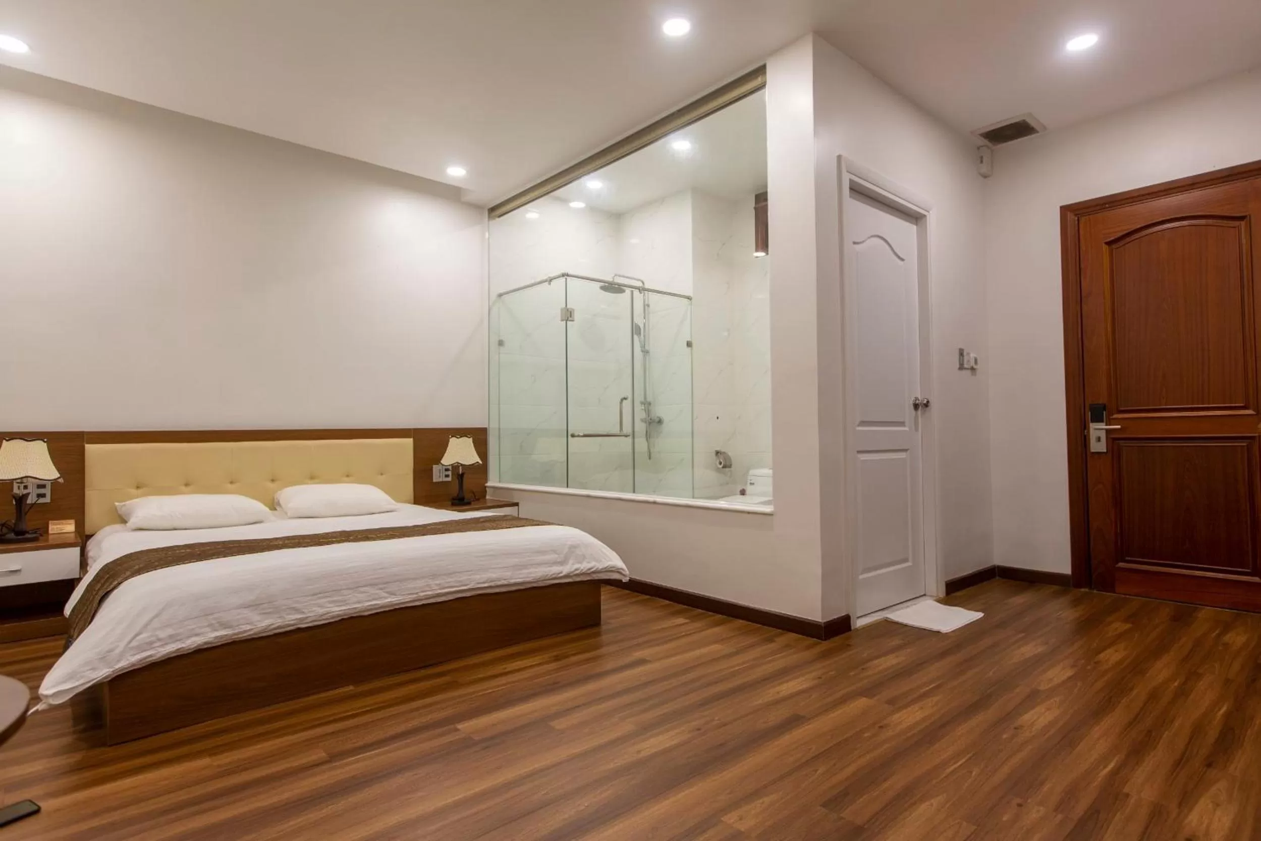 Bed in Hoang Hung Hotel