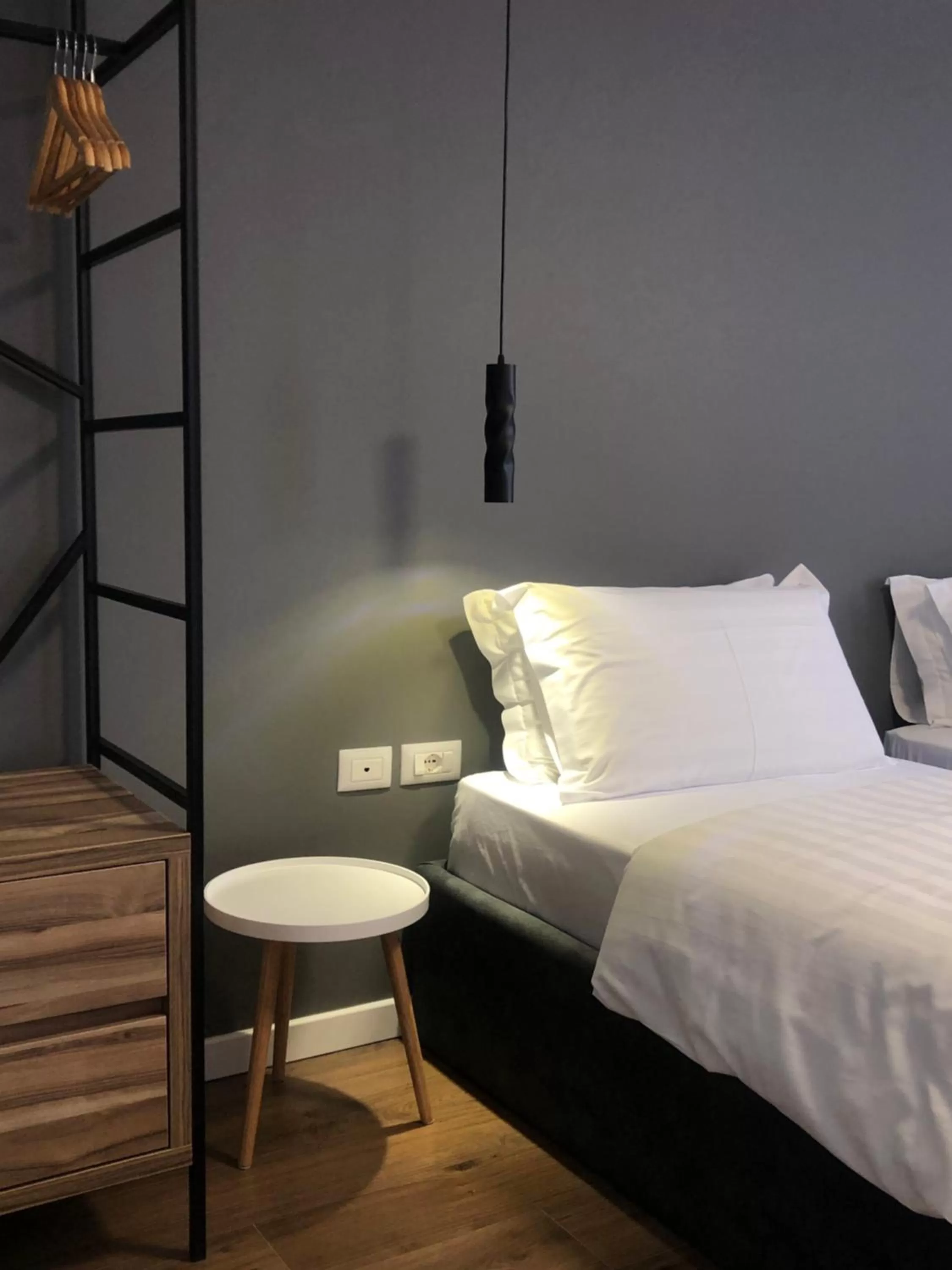 Bed in Grand Hotel Pogradec