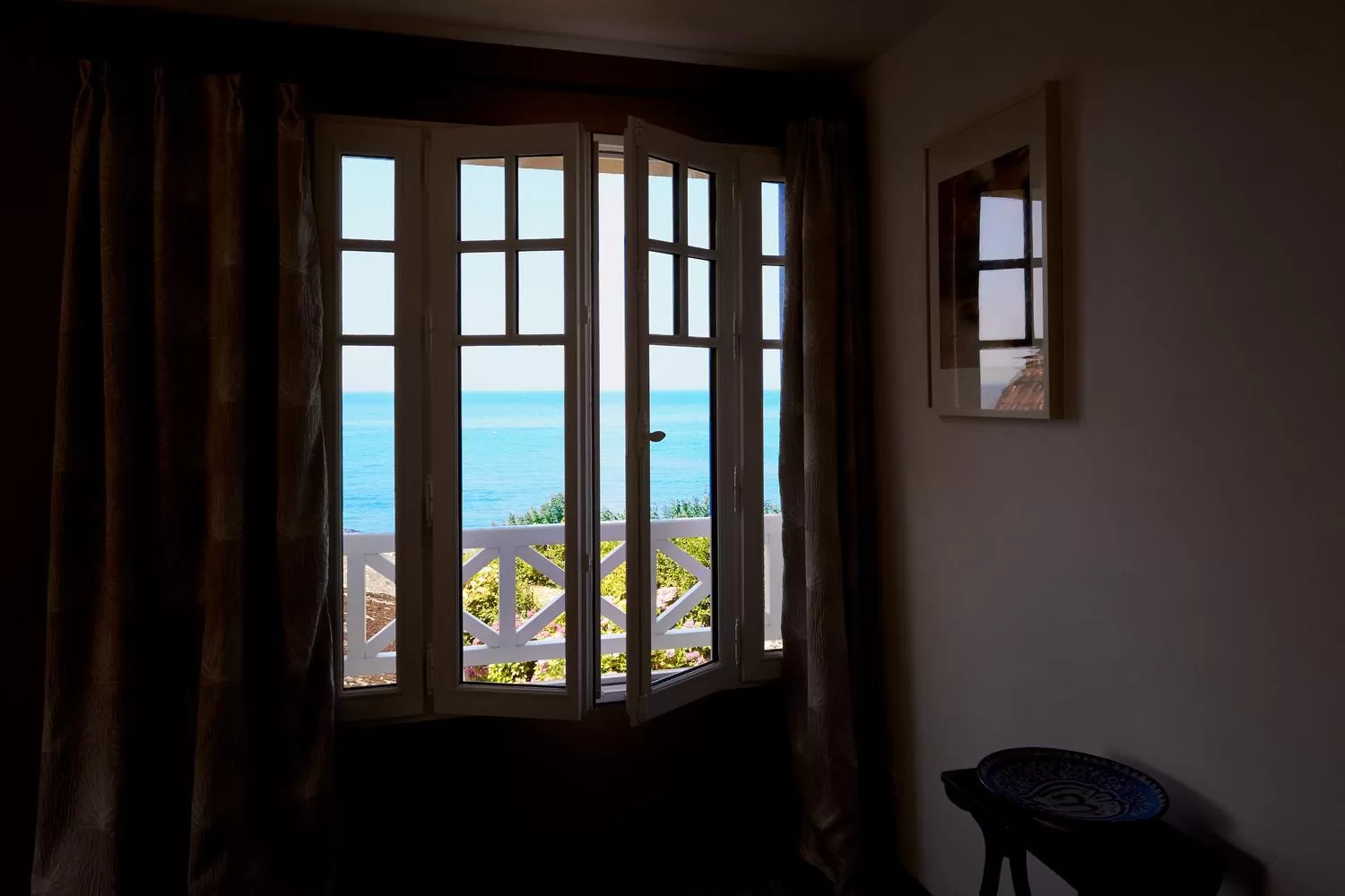 Sea view in Chambres d'hôtes Les 4 Vents Pointe du Hoc - Landing Beaches