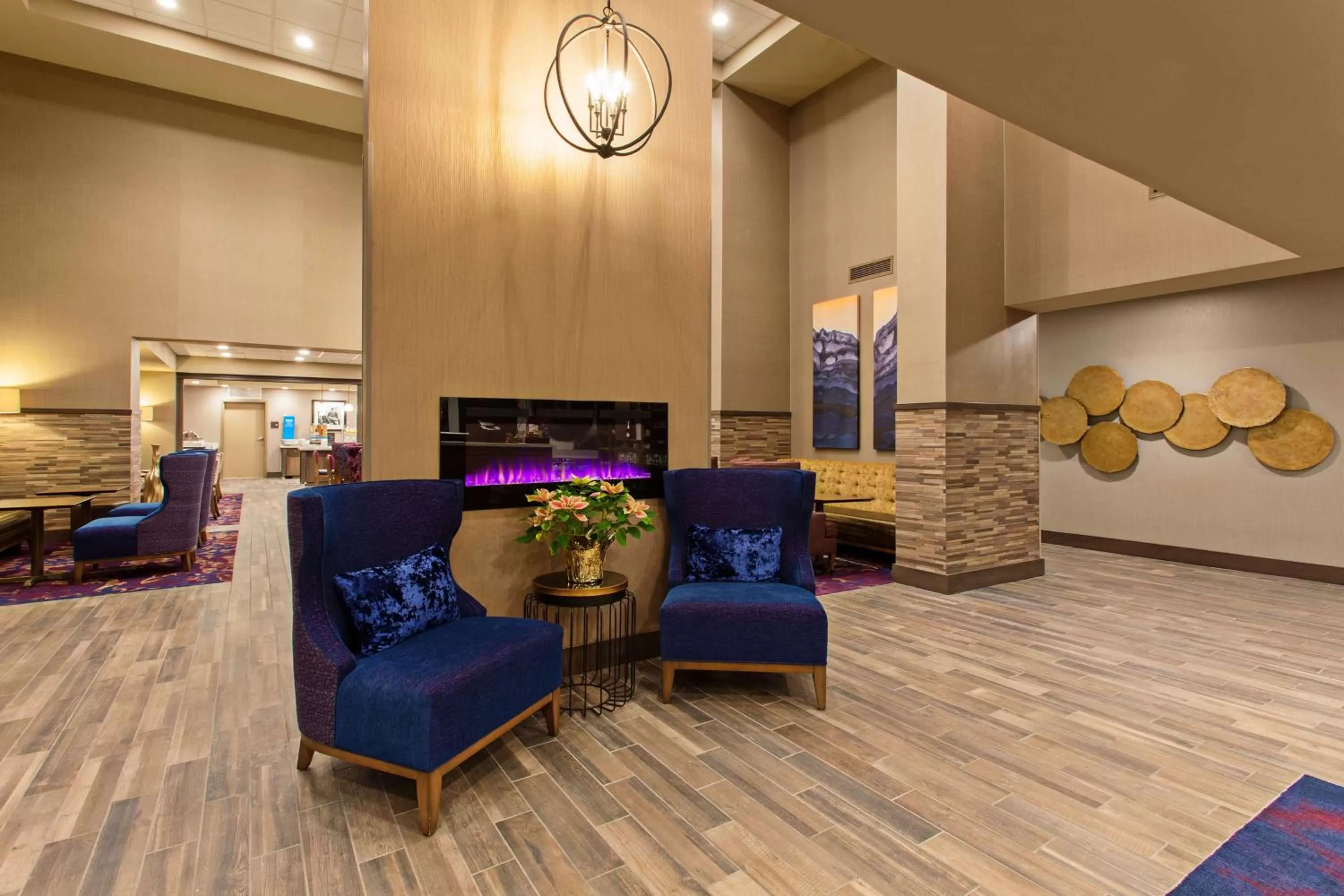 Lobby or reception in Hampton Inn & Suites Leavenworth
