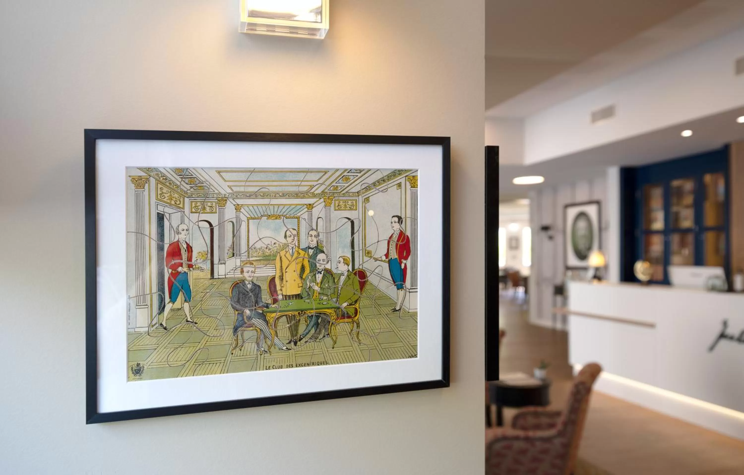 Lobby or reception in Hôtel Jules Verne Biarritz