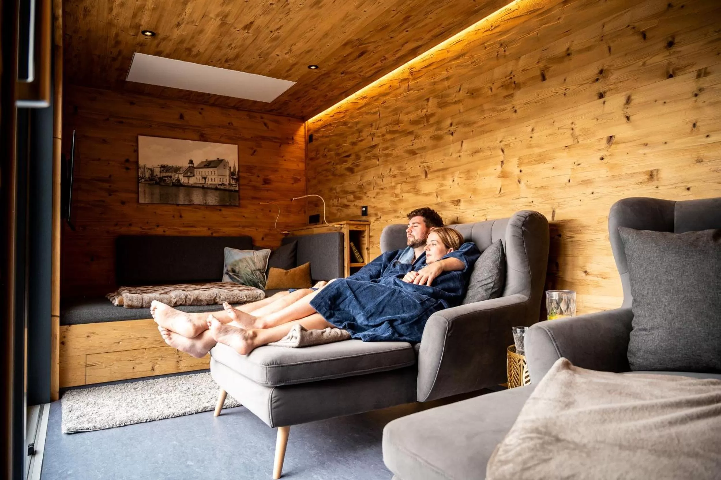 Sauna in HafenHotel PommernYacht