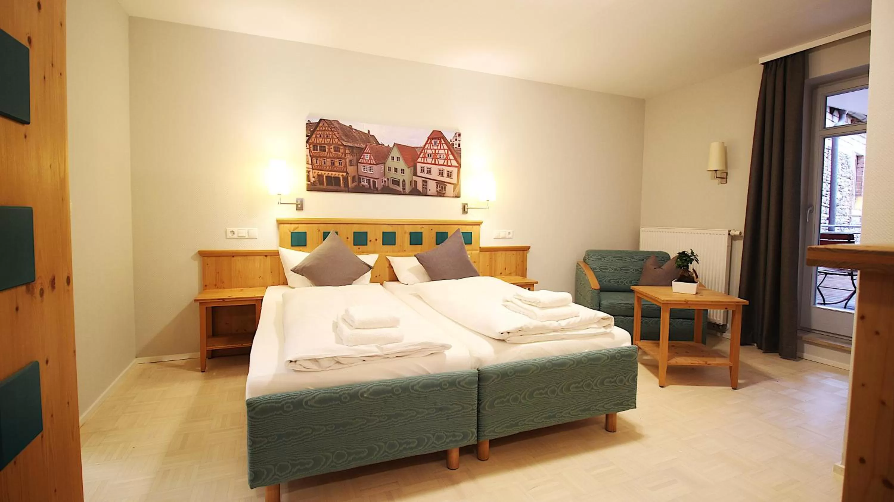 Bed in Aparthotel Alte Schmiede Dettelbach