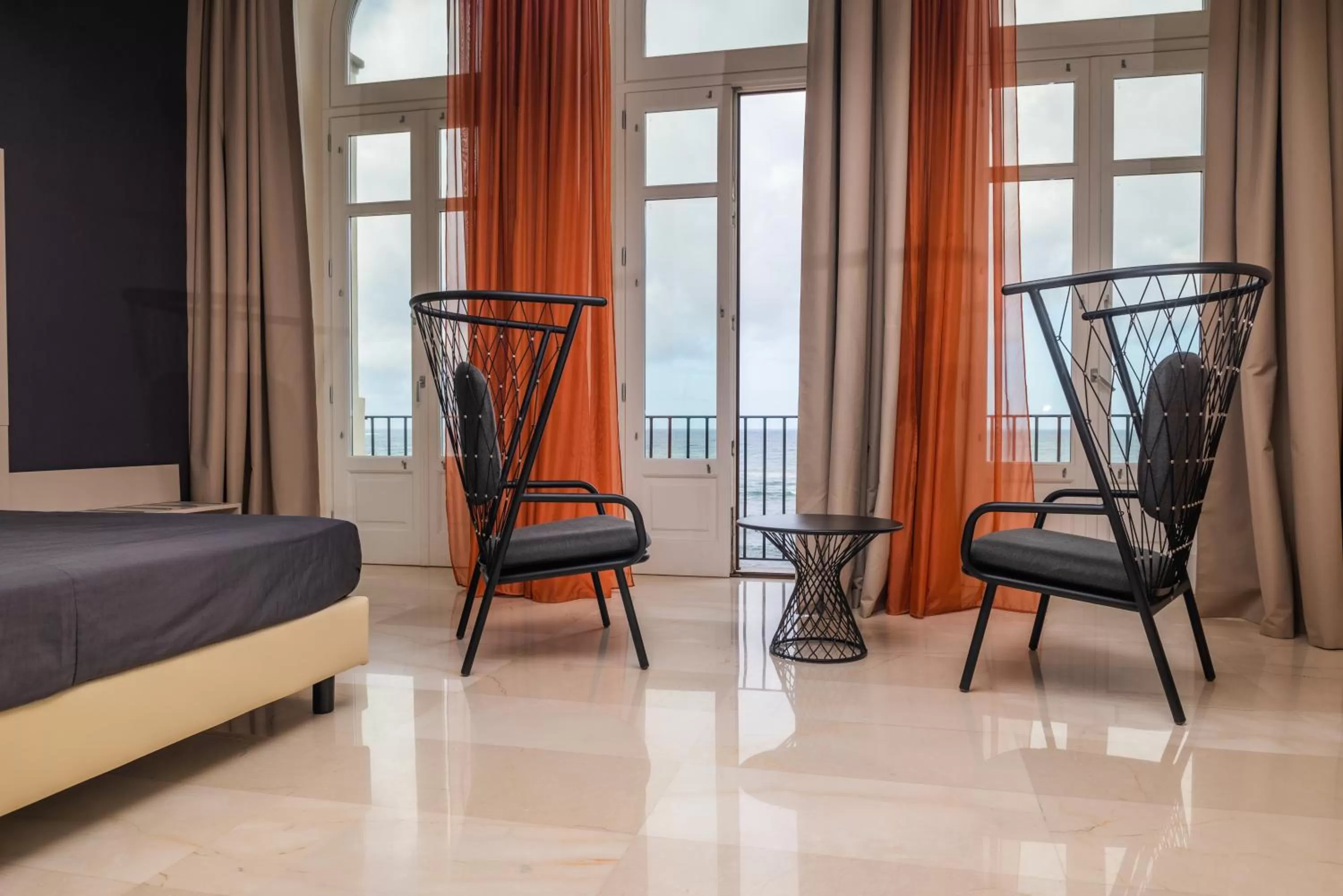 Bedroom in Central Gallery Rooms- Palazzo D'Ali' Staiti XIX