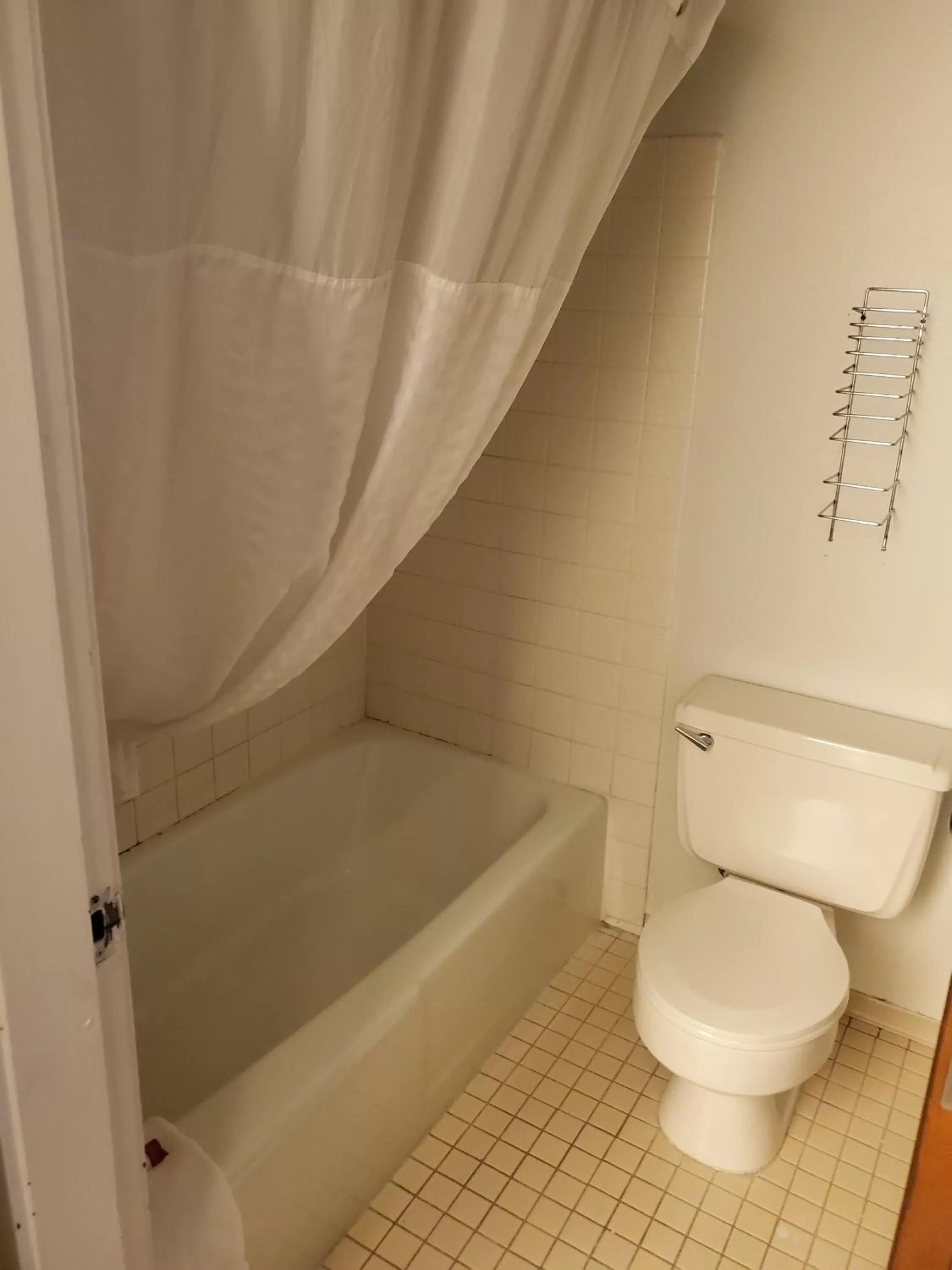 Shower in Travelodge by Wyndham Laramie