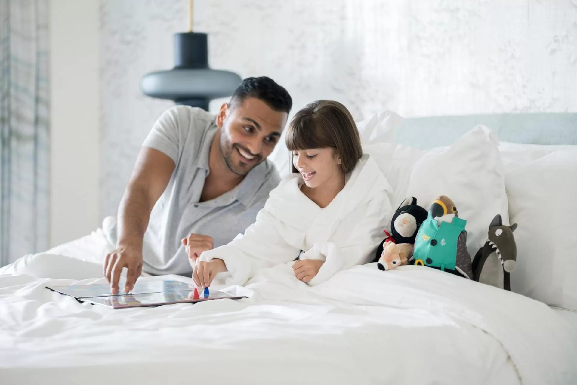 Bed in Four Seasons Resort Dubai at Jumeirah Beach