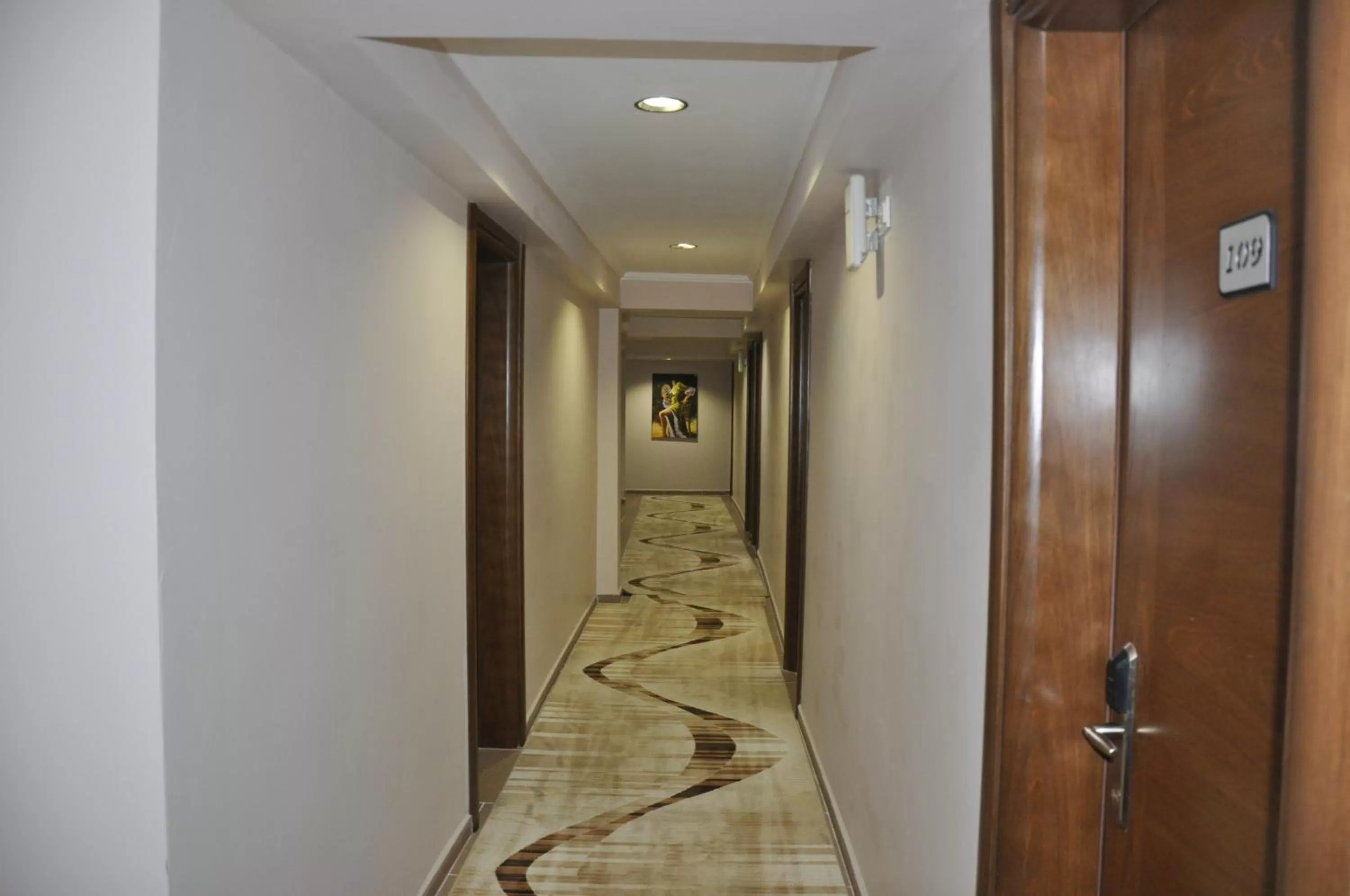 Decorative detail in Perla Hotel