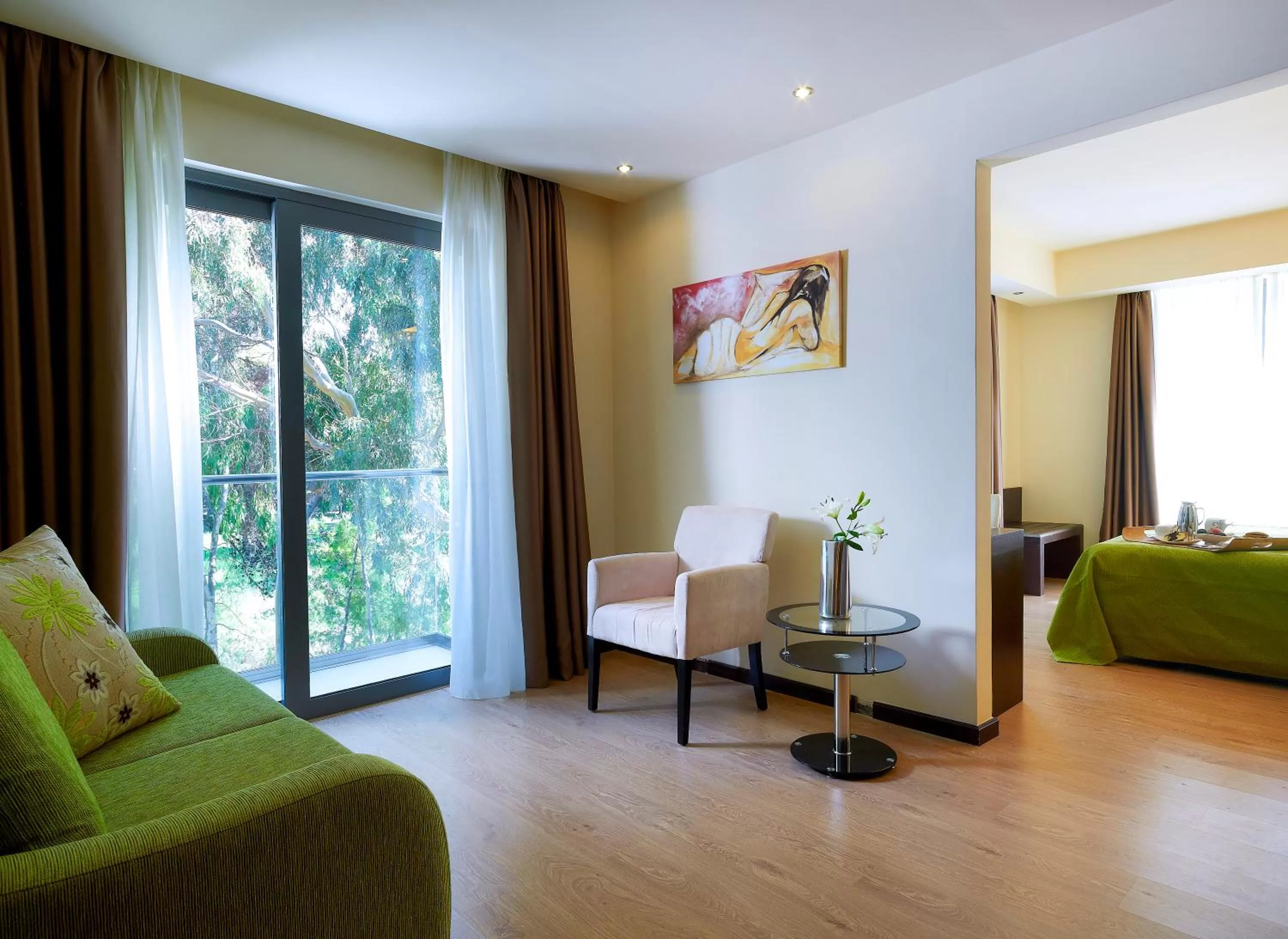 Seating area in Arion Hotel