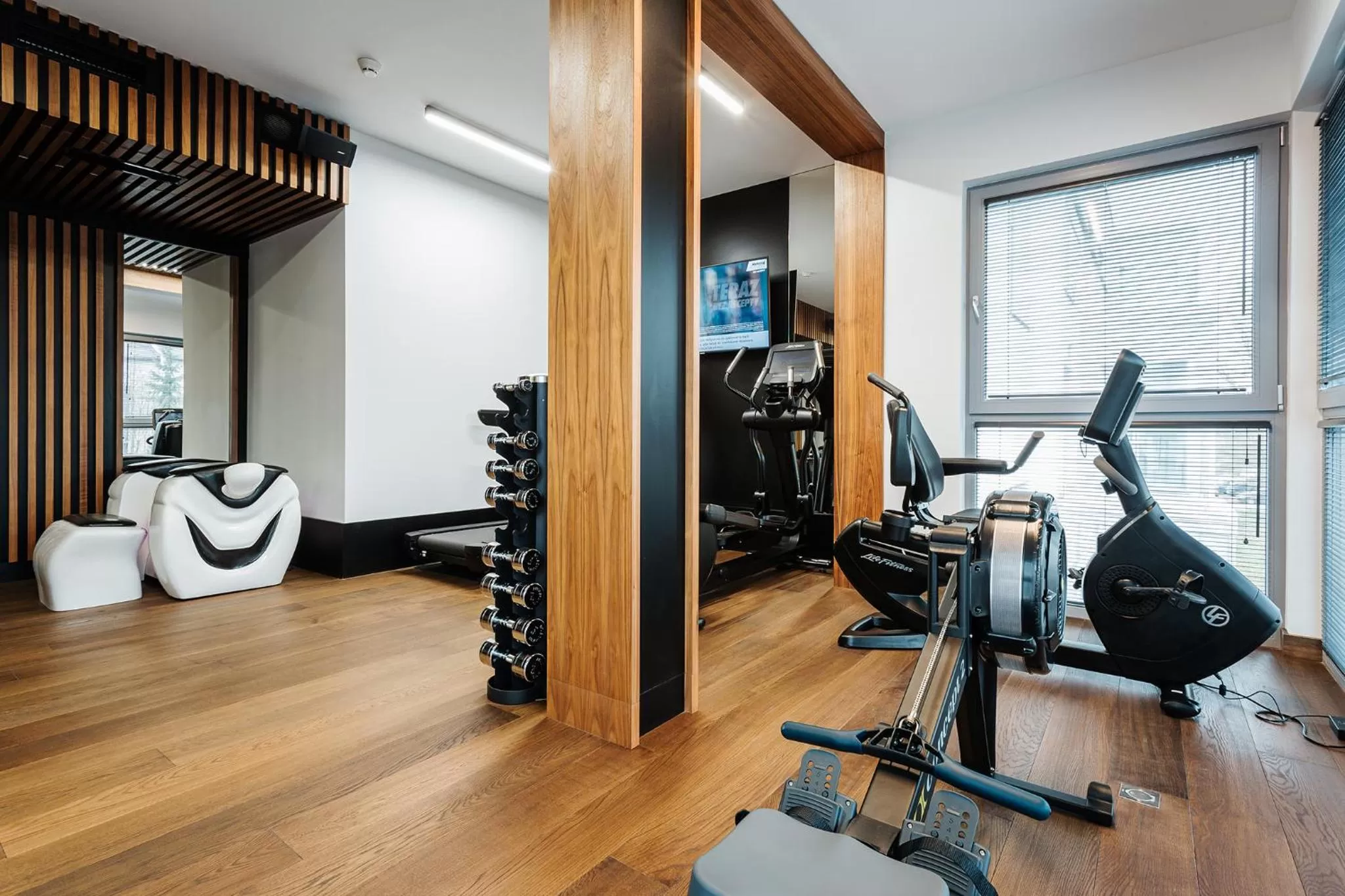 Fitness centre/facilities in Focus Hotel Premium Kraków
