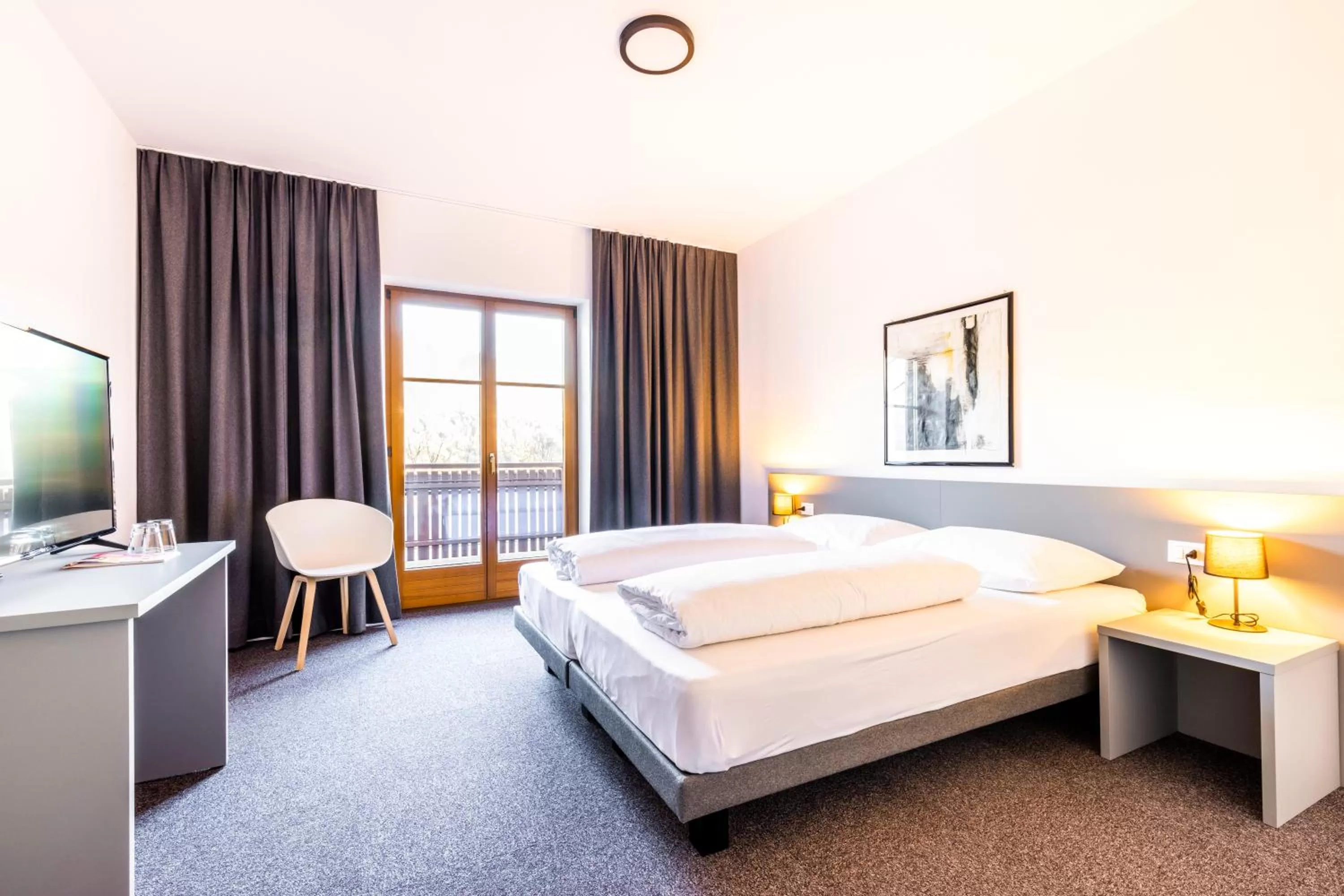 Bed in Hotel Restaurant Putzer