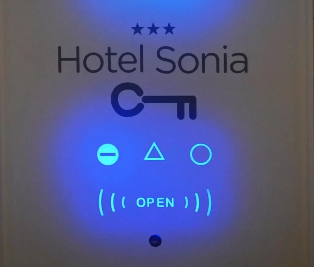Logo/Certificate/Sign in Hotel Sonia