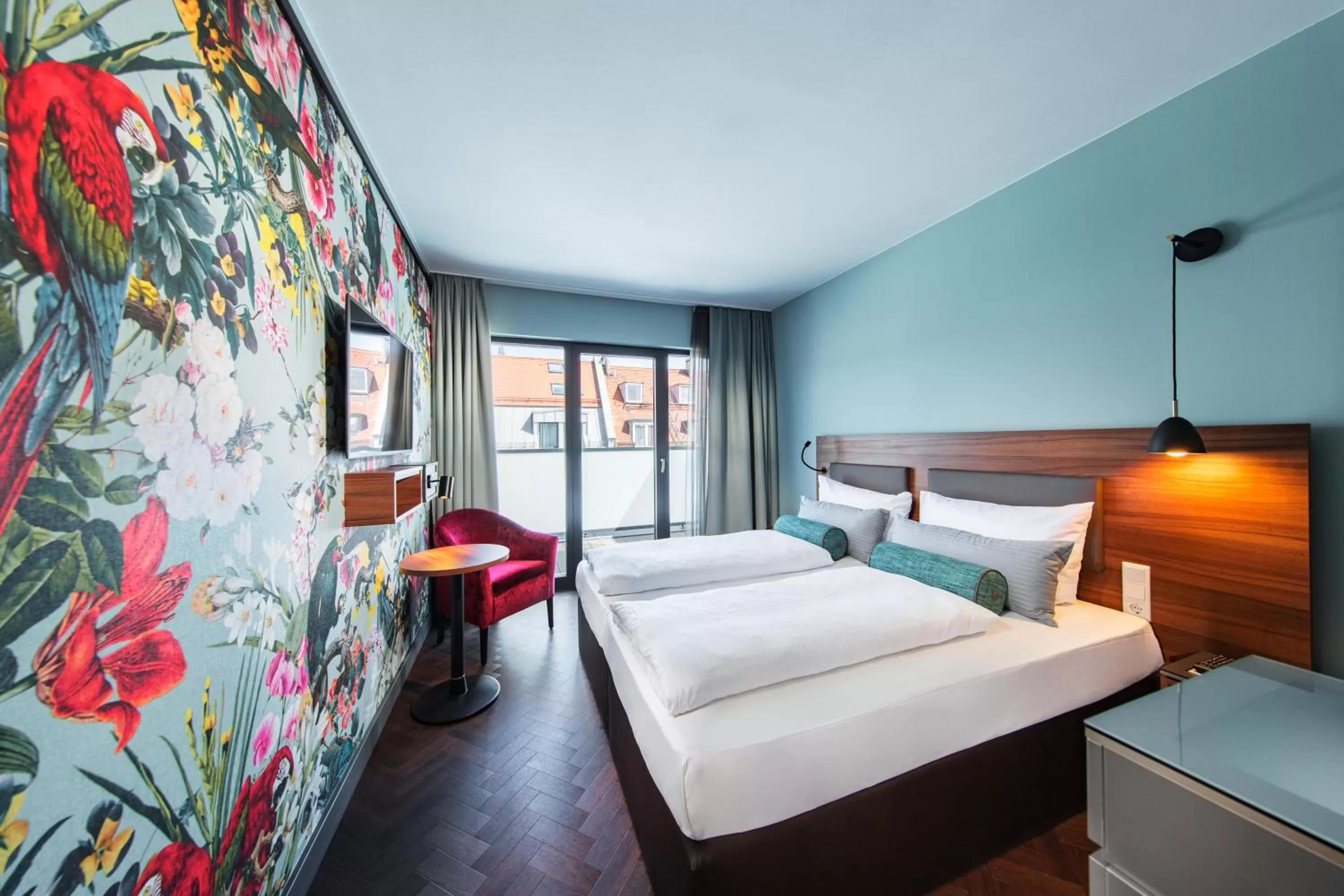 Bed in Maison Schiller by DesignCity Hotels