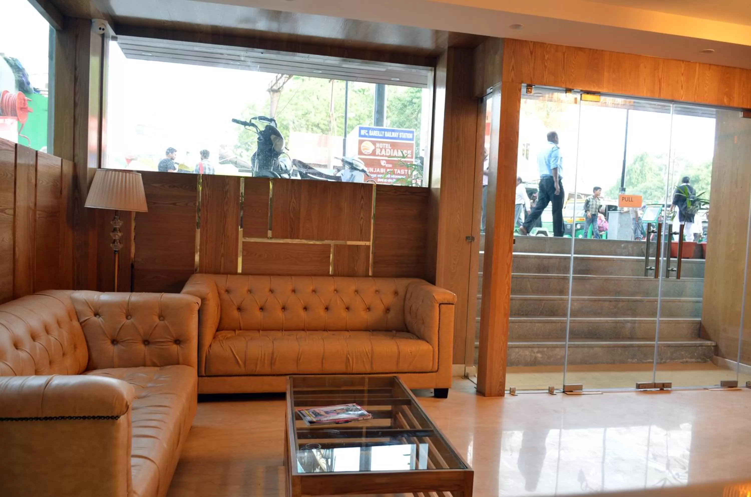 Seating area in Hotel Radiance