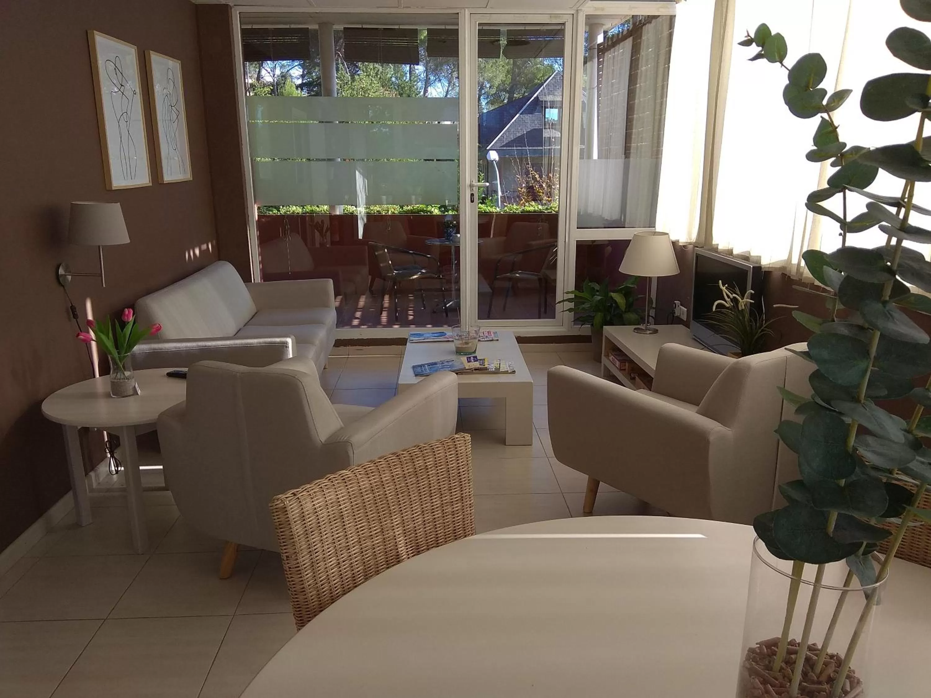 Seating area in B&B Inés