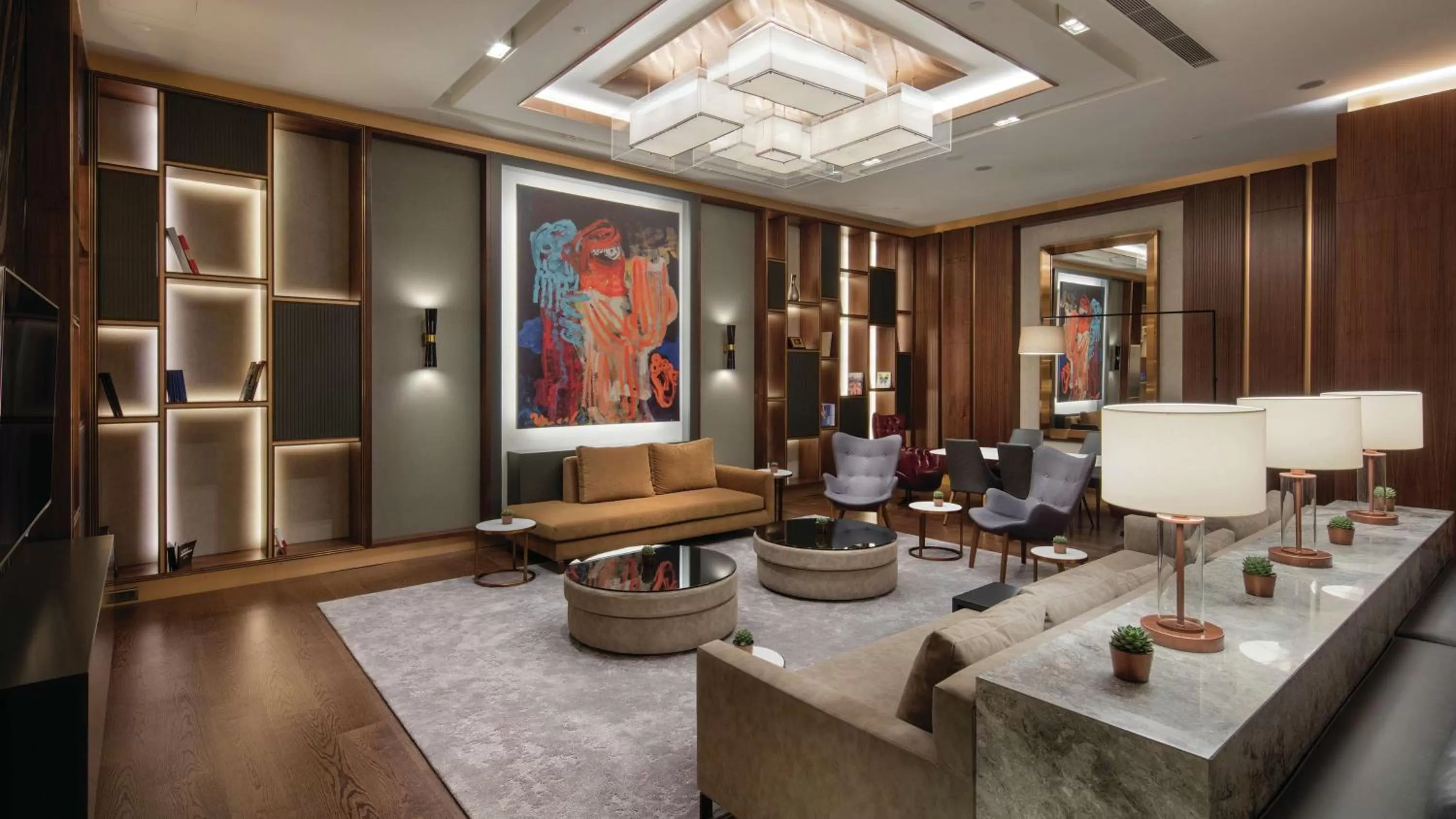 Dining area in Hilton Istanbul Maslak