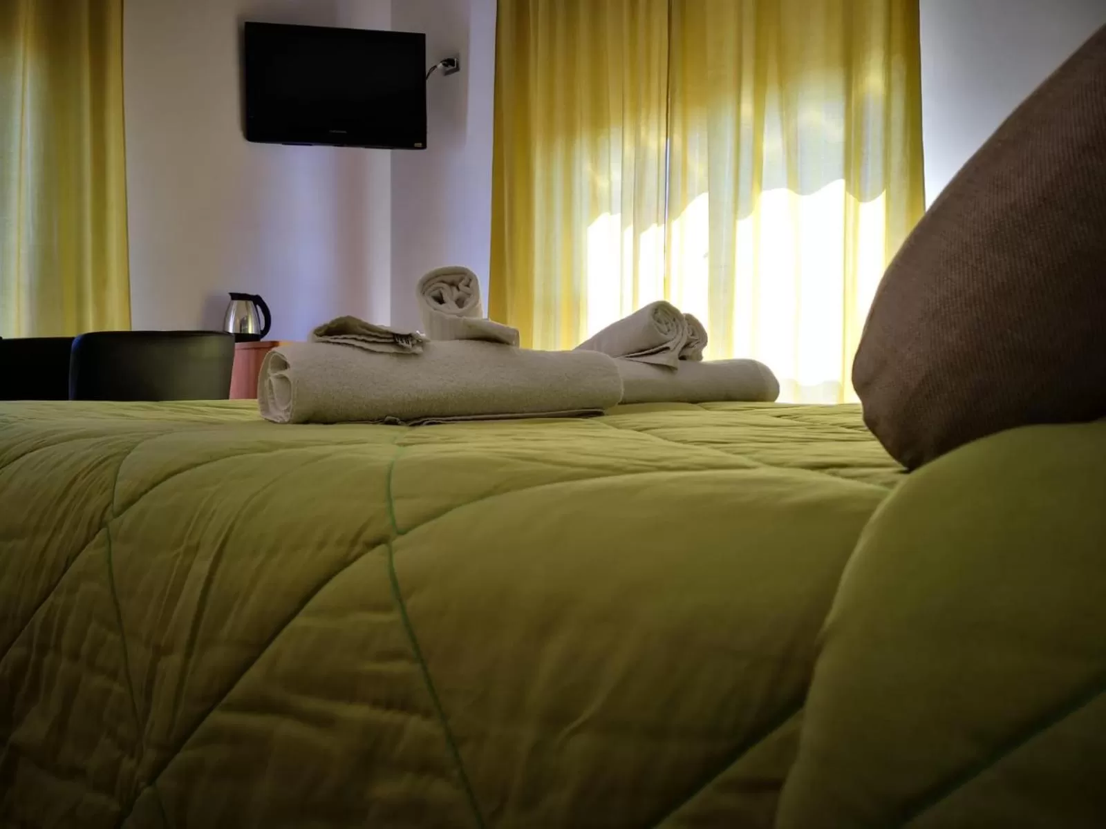 Decorative detail, Bed in Sant'Oronzo Rooms