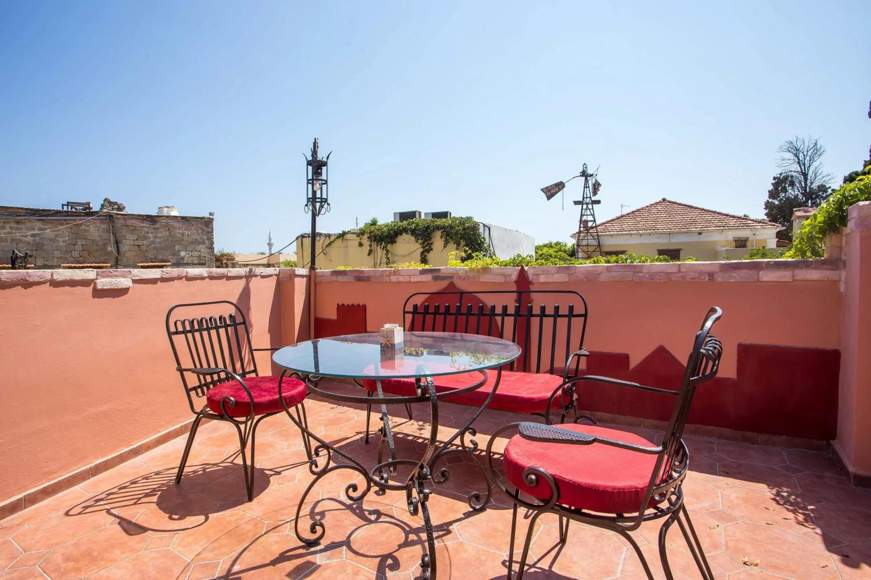 Patio in Attiki Hotel