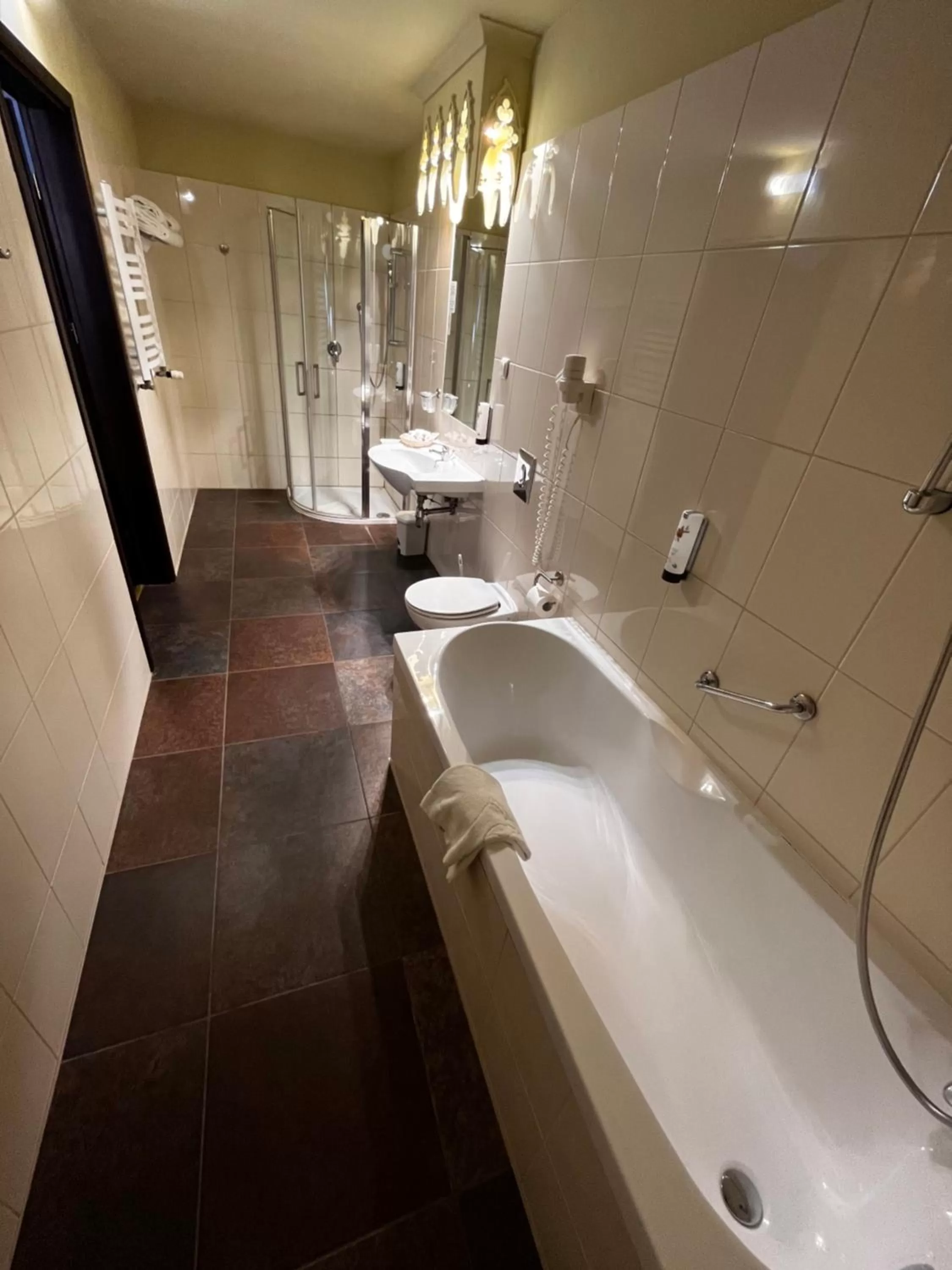 Bath in Hotel Zamek Ryn