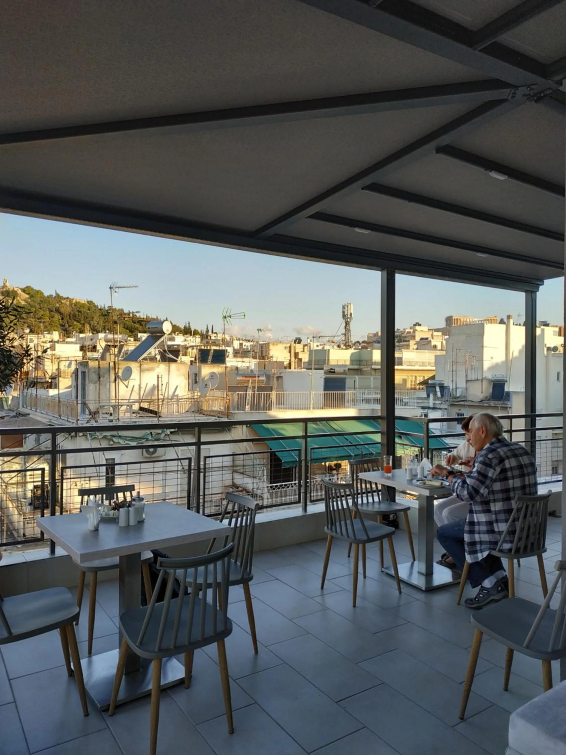 Balcony/Terrace in Hotel @Syngrou Fix