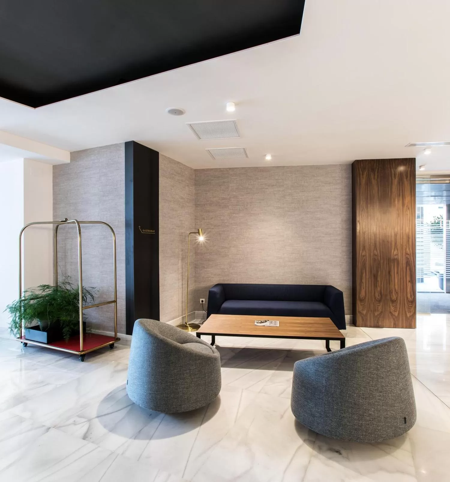 Lobby or reception in Hotel Riazor