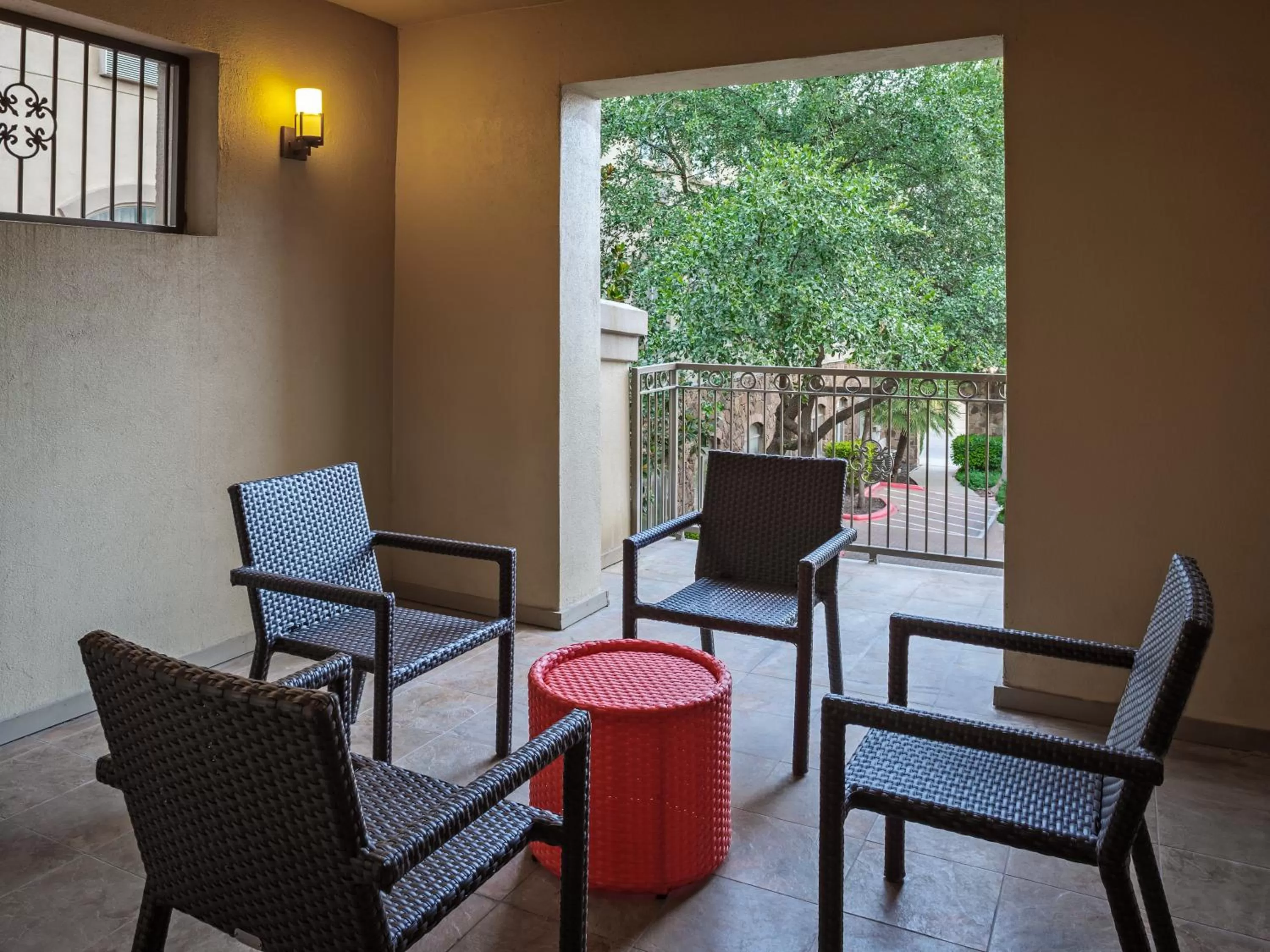 Patio in Hotel Indigo San Antonio Riverwalk by IHG