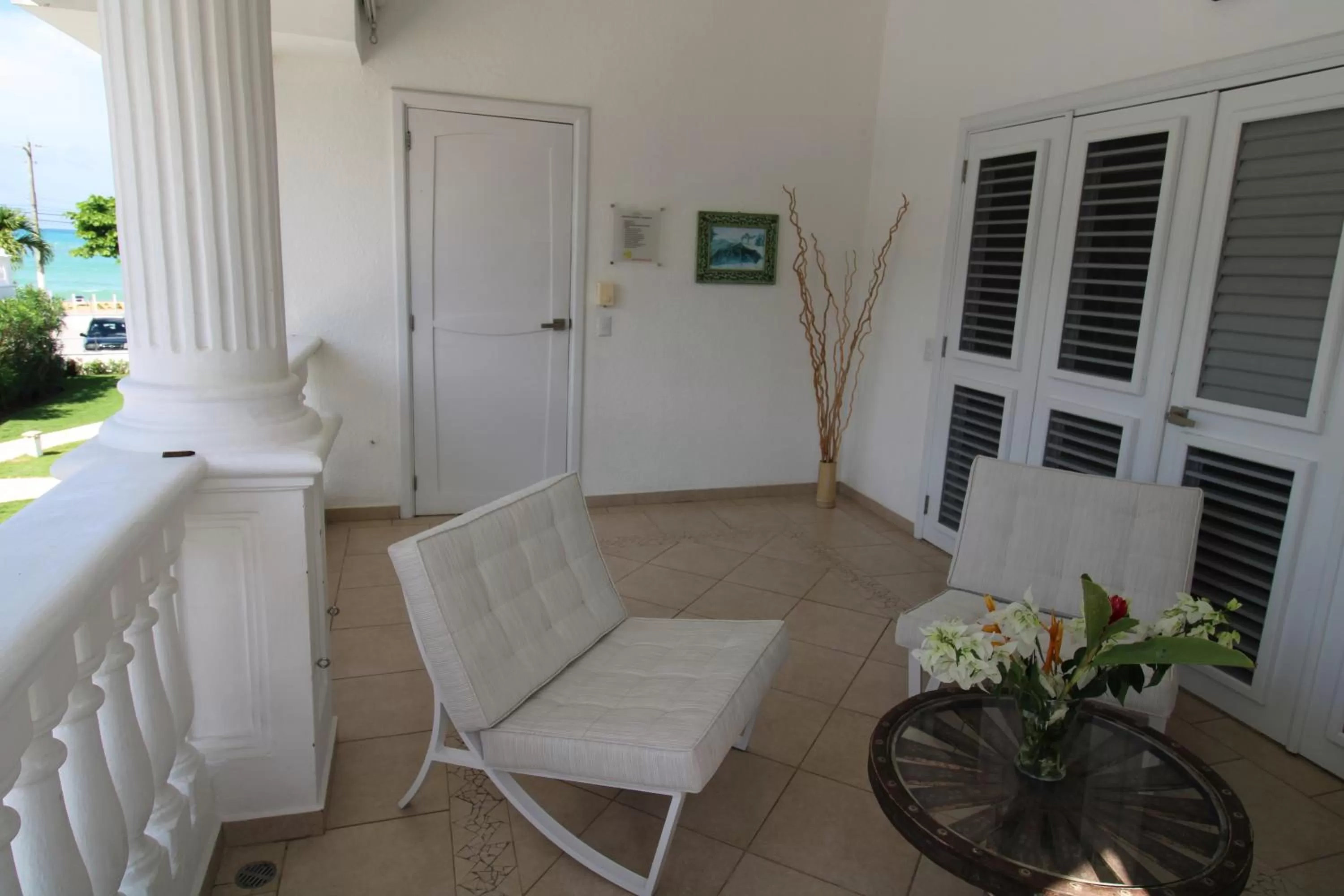 Balcony/Terrace in Albachiara Hotel - Las Terrenas