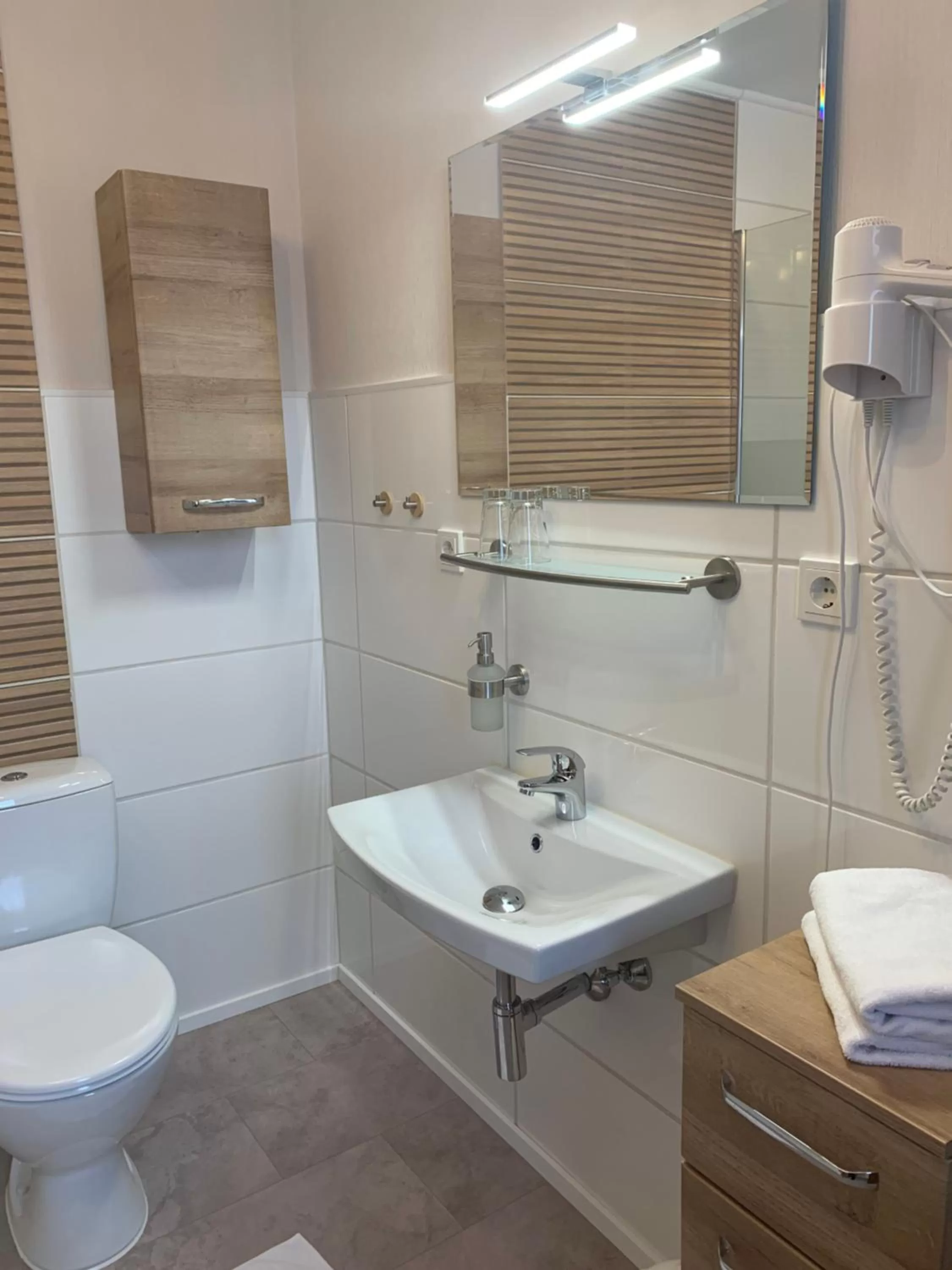 Bathroom in Restaurant Landgasthof Zum Wiesengrund