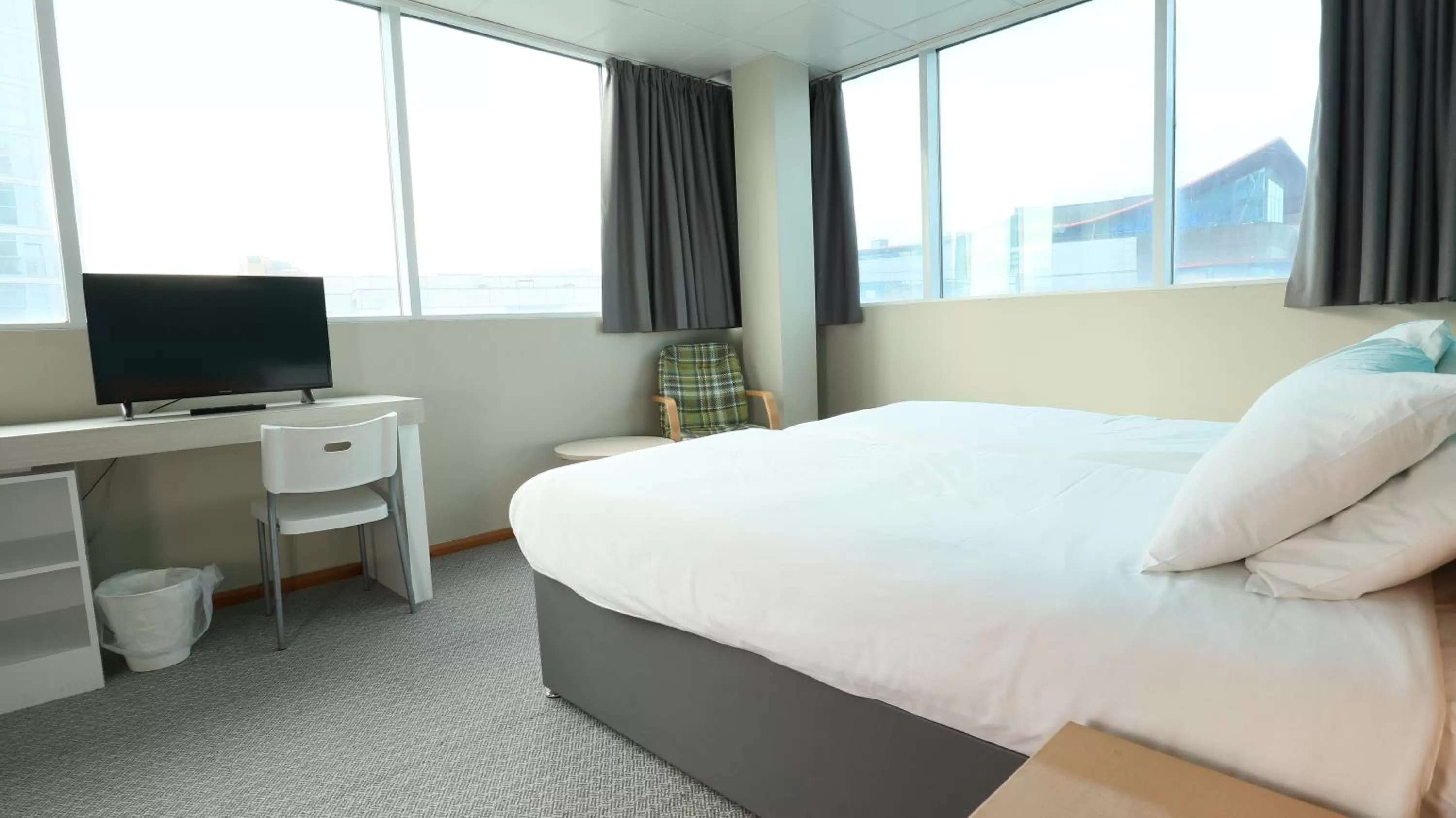 Bedroom, Bed in Citrus Hotel Cardiff by Compass Hospitality
