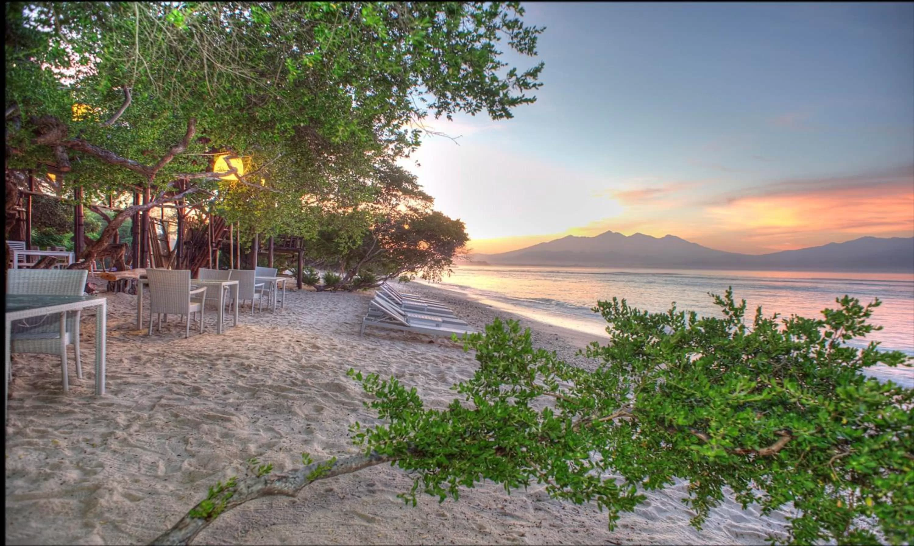 Beach in The Trawangan Resort