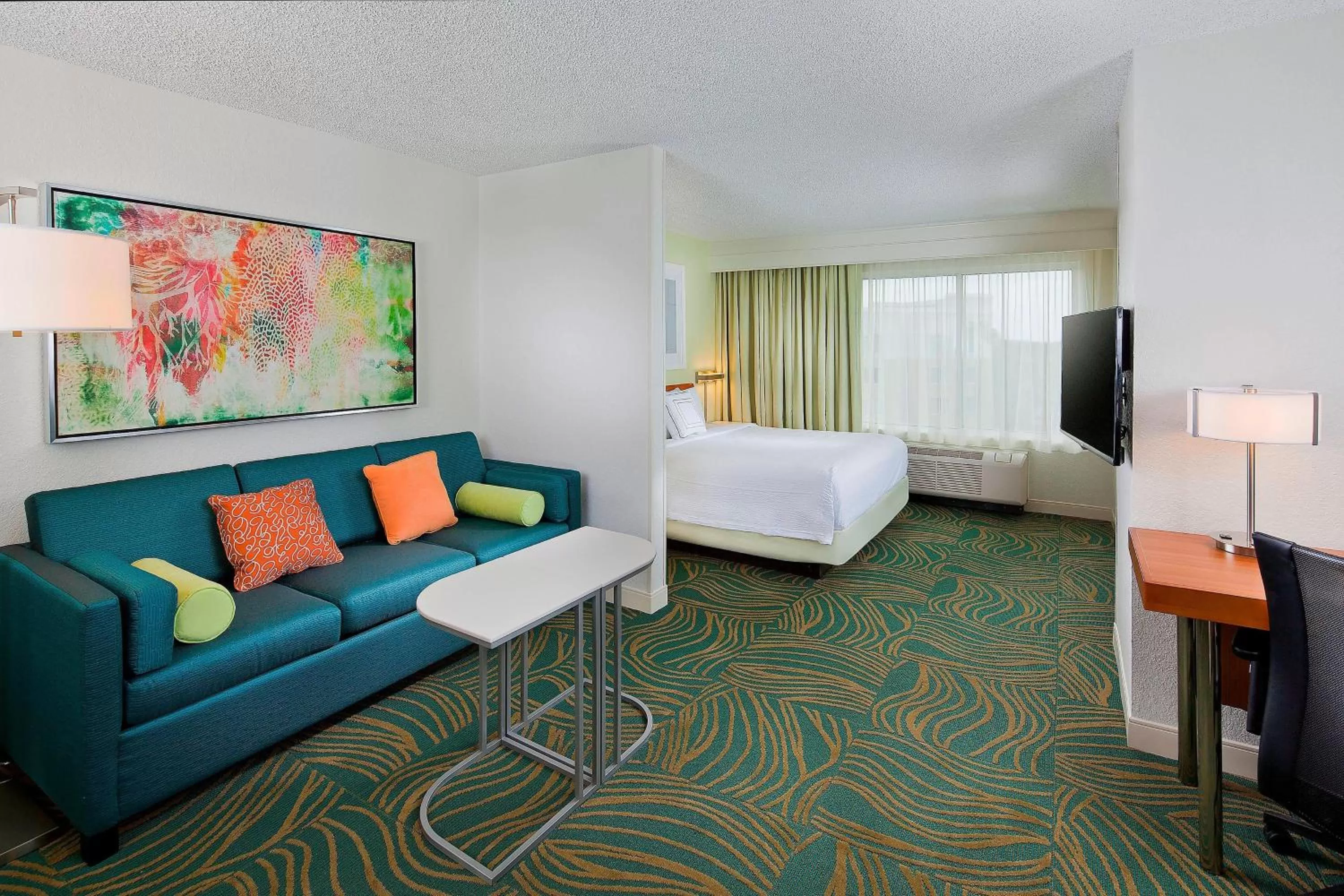 Photo of the whole room, Bed in SpringHill Suites by Marriott Orlando Lake Buena Vista in Marriott Village
