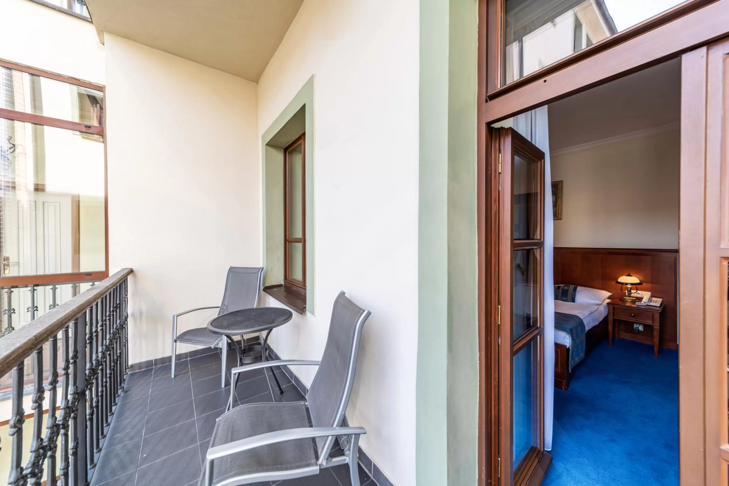 Balcony/Terrace in Arkada Hotel Praha