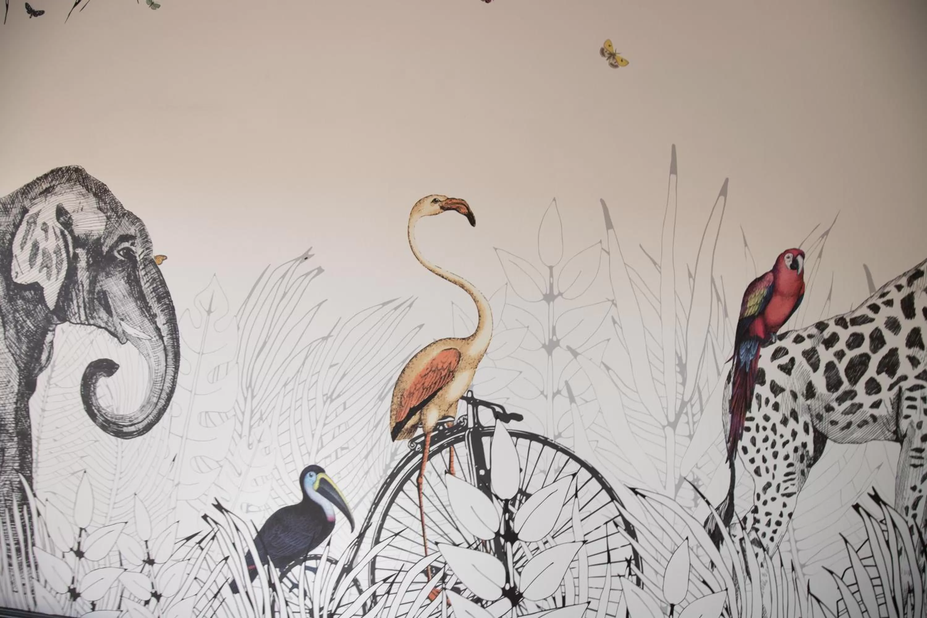 Decorative detail in Hôtel La Perna