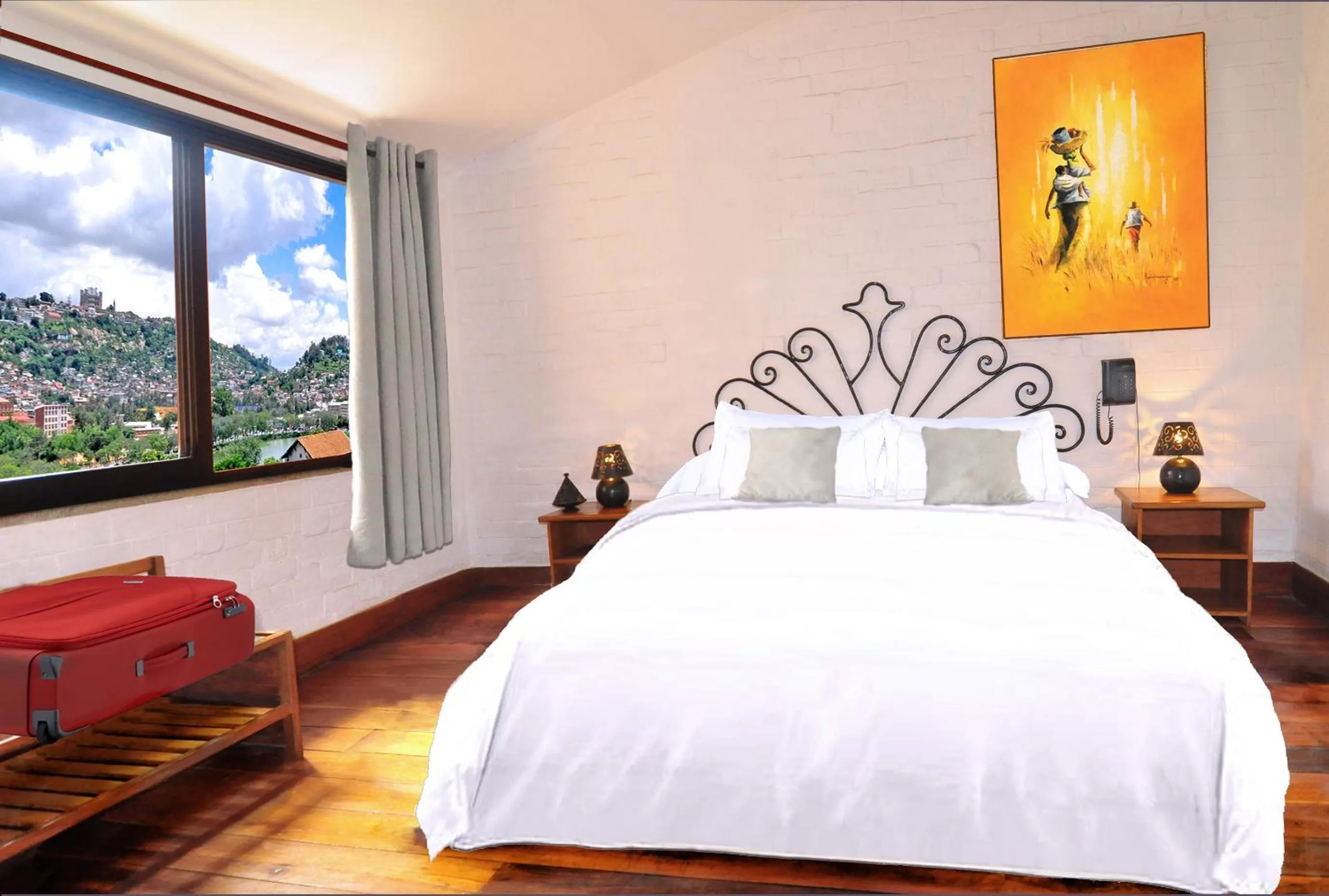 Photo of the whole room, Bed in Rova Hotel