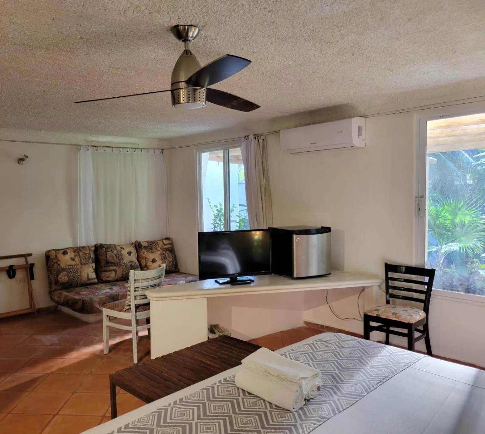 Living room, Bed in Maria's Kan Kin