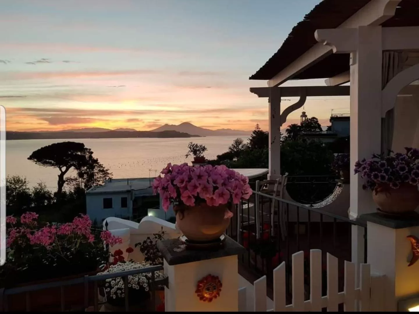 Balcony/Terrace in b&b Dea Fortuna