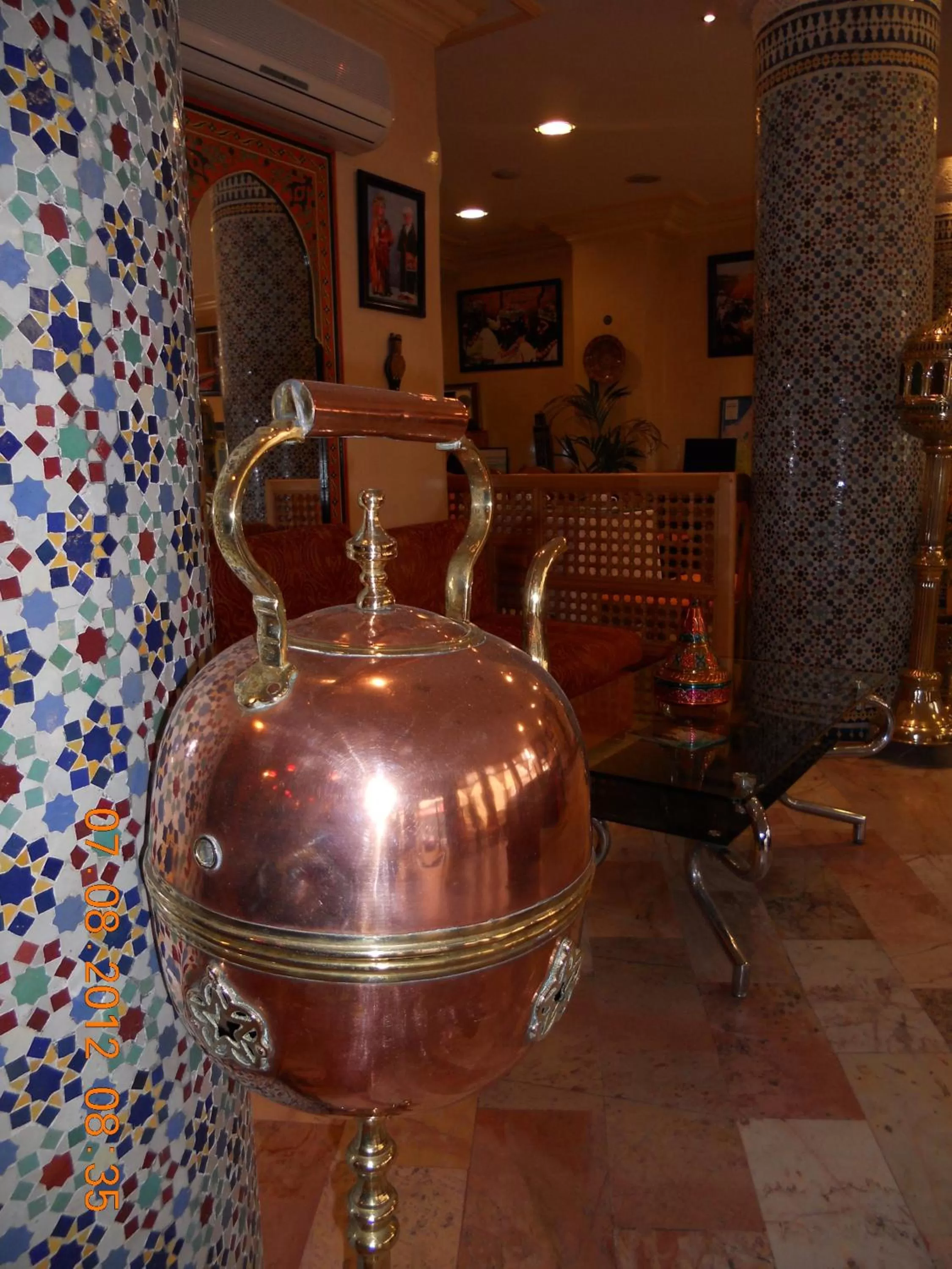 Lobby or reception in Hôtel Astrid