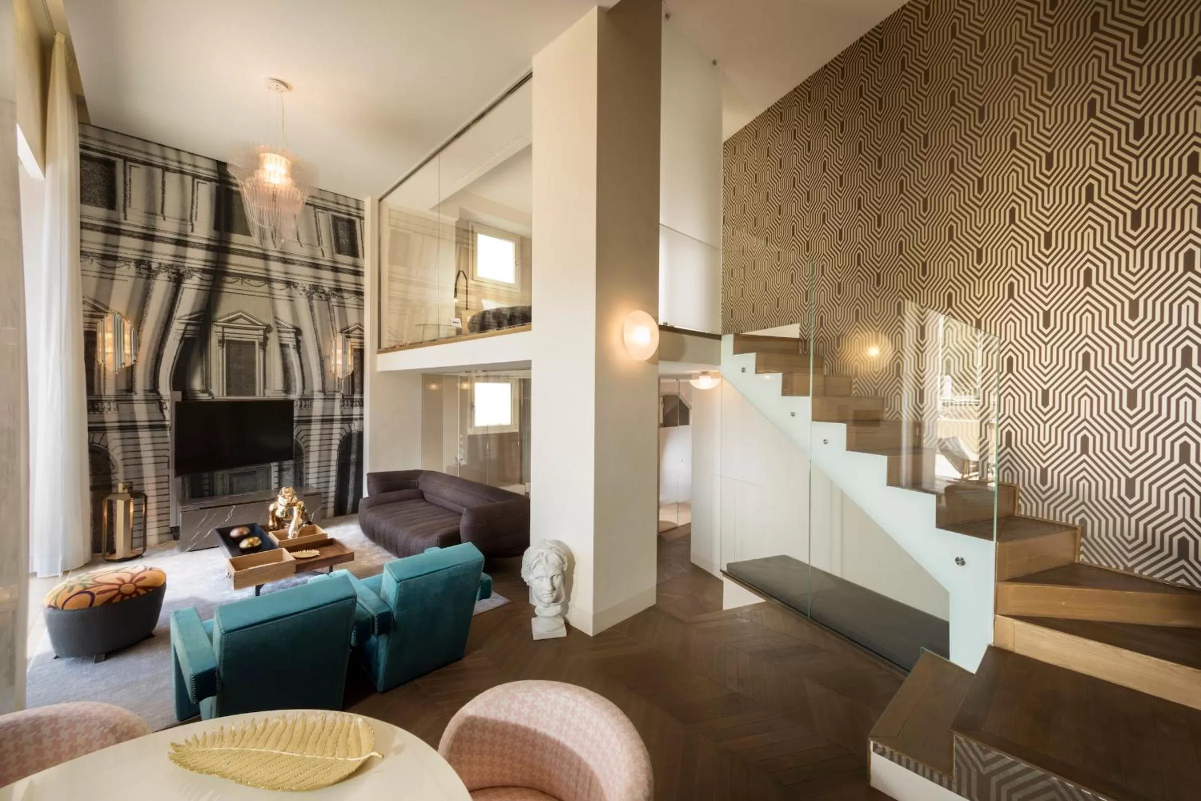 Living room in Hotel Palazzo Manfredi – Small Luxury Hotels of the World